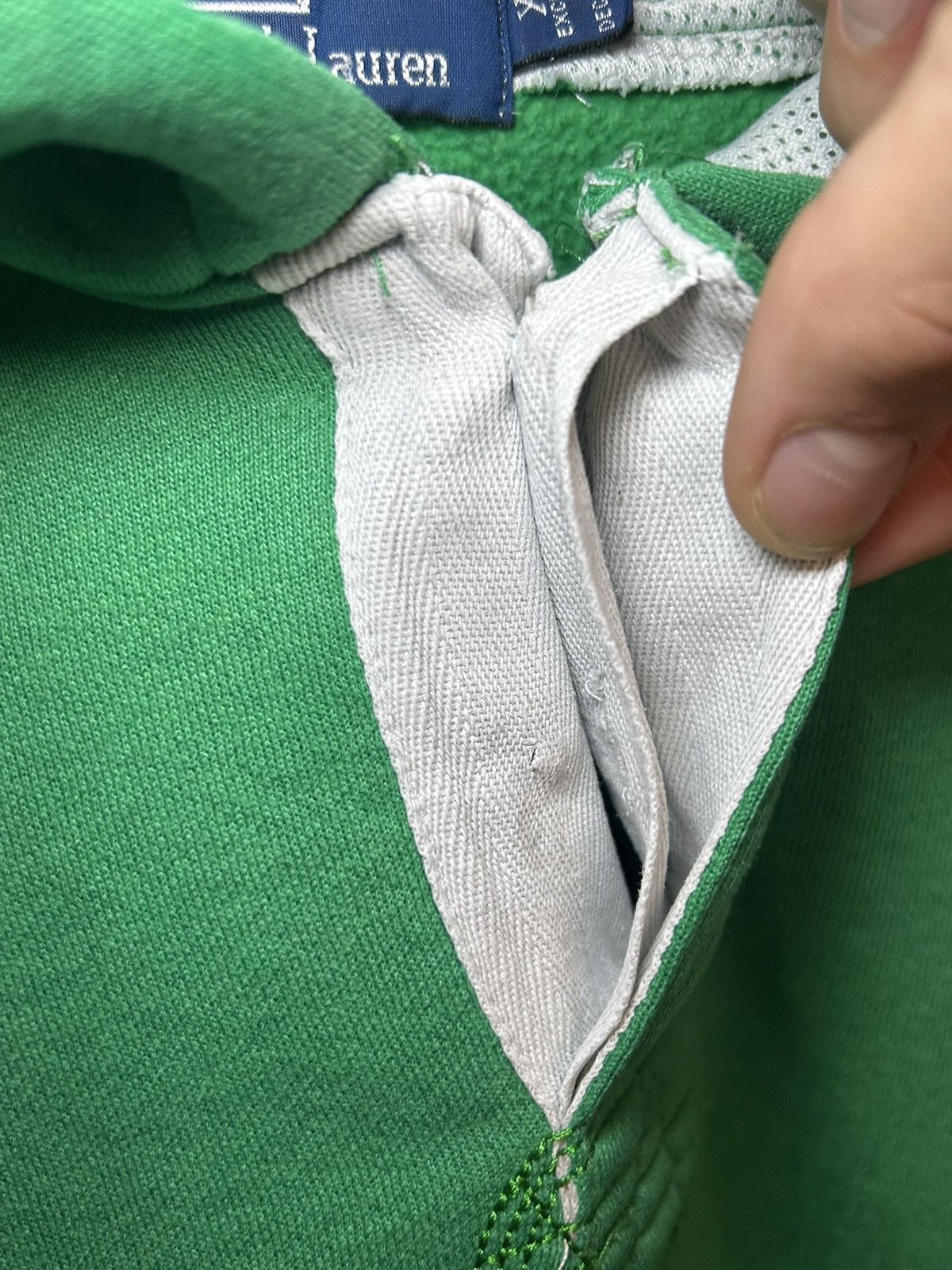 Polo Ralph Lauren Vintage Polo Ralph Lauren big pony button neck hoodie Size US XL / EU 56 / 4 - 8 Thumbnail