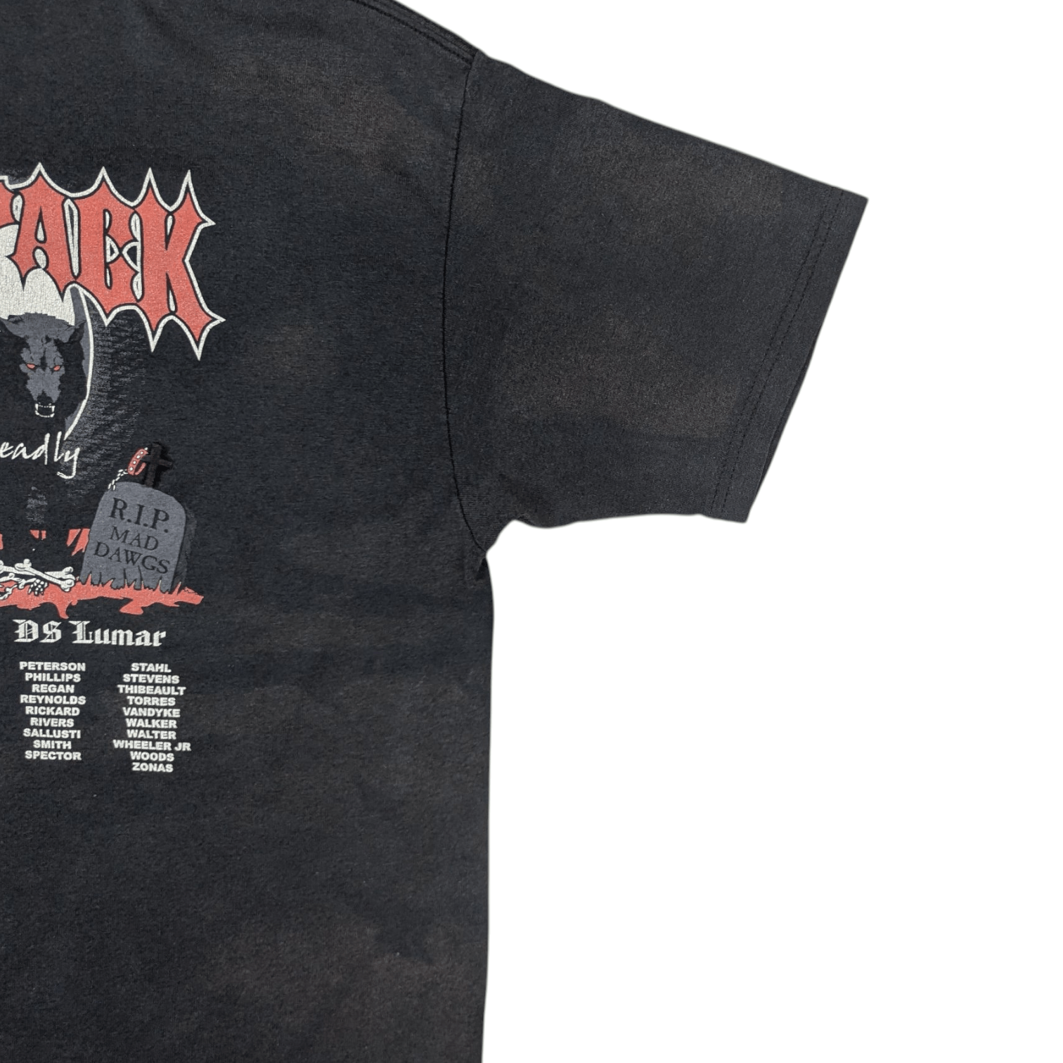 Band Tees Vintage 90's WOLFPACK Silent But Deadly Graphic T-Shirt Size US M / EU 48-50 / 2 - 12 Thumbnail
