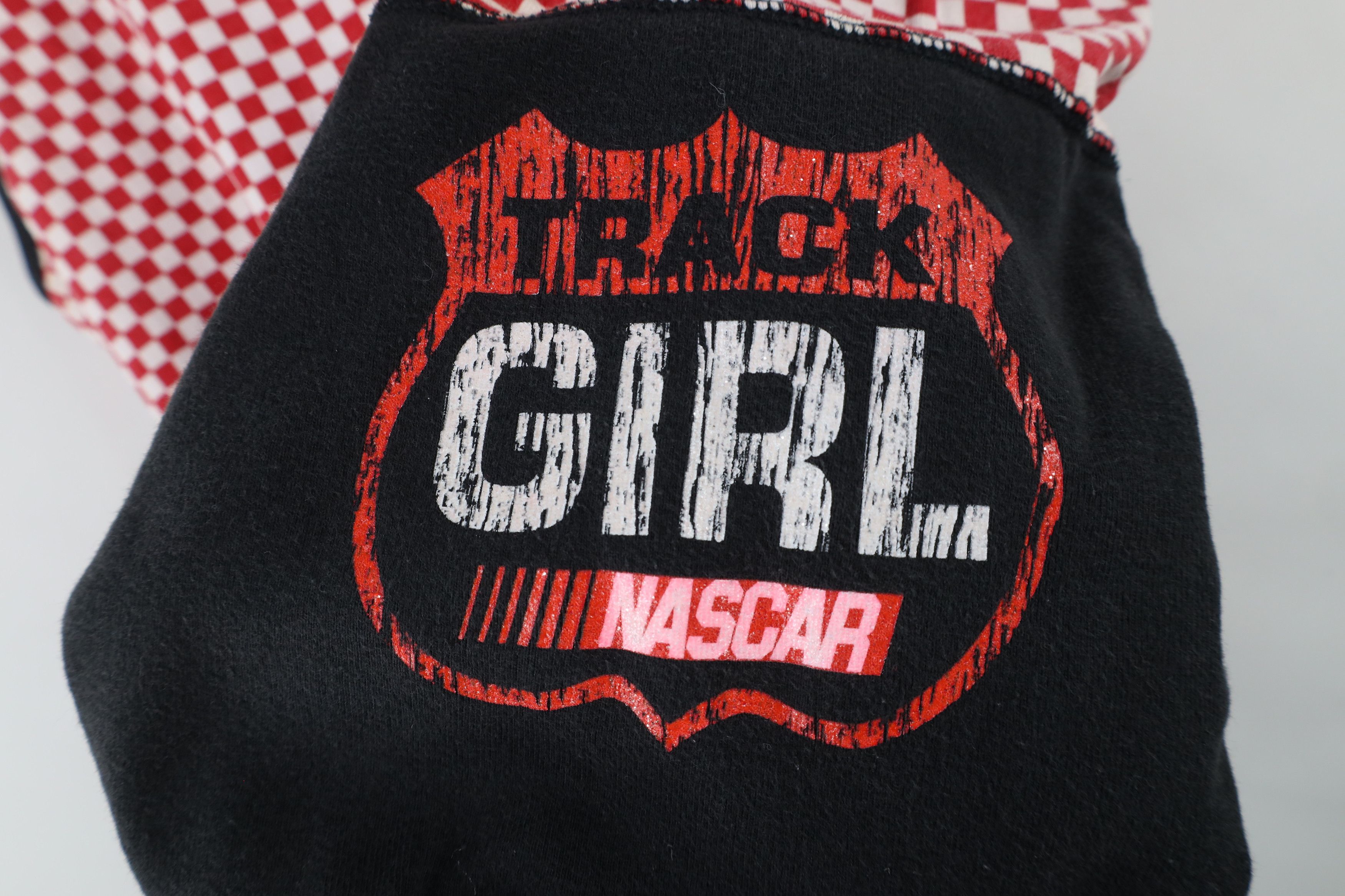 Vintage Vintage 90s Y2K NASCAR Checkered Sleeveless T-Shirt Cotton Size XXL / US 16-18 / IT 52-54 - 4 Thumbnail