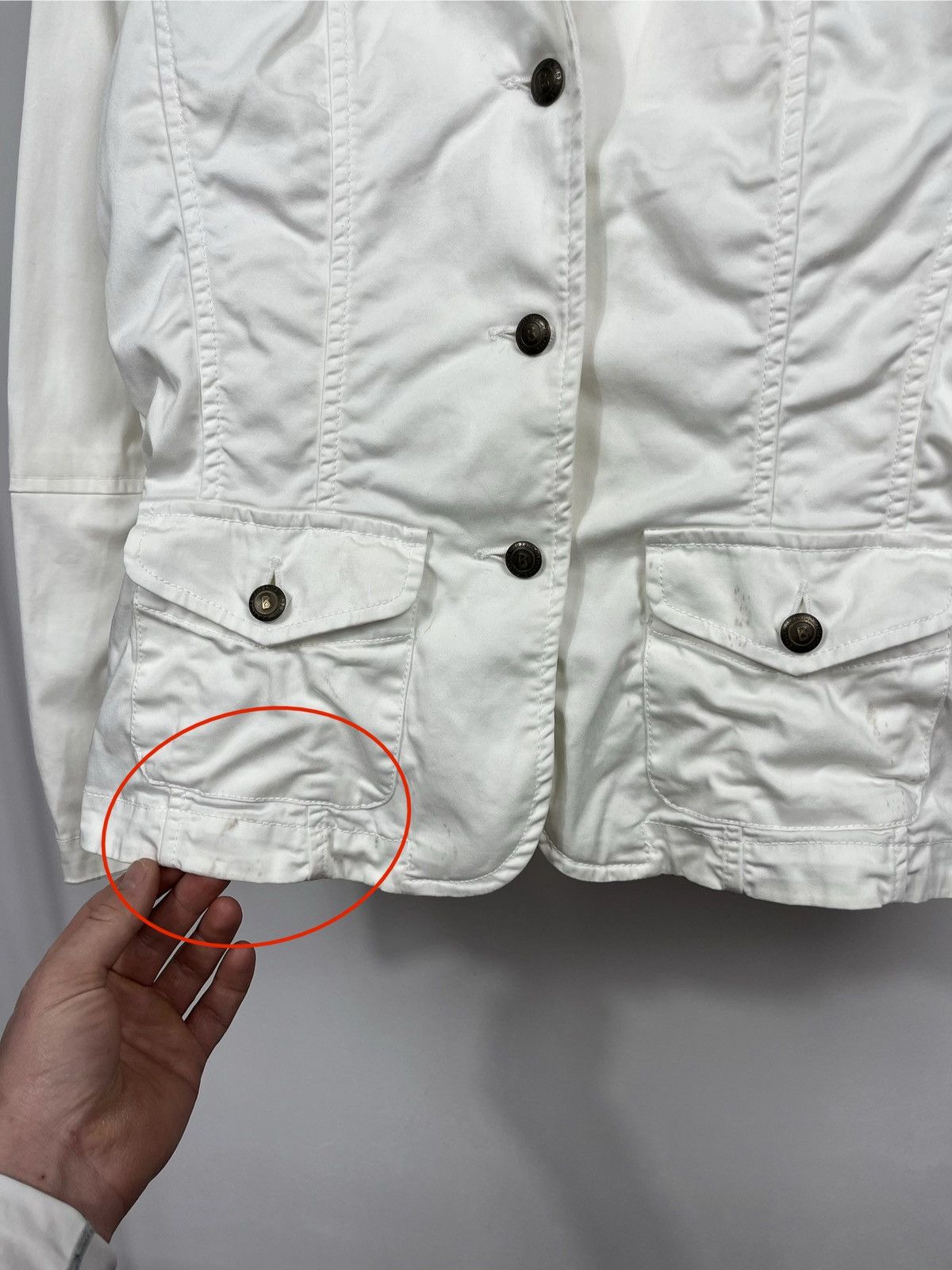 Bogner Fire Ice Womens White Blazer Jacket Lightweight Casual Size S / US 4 / IT 40 - 4 Thumbnail