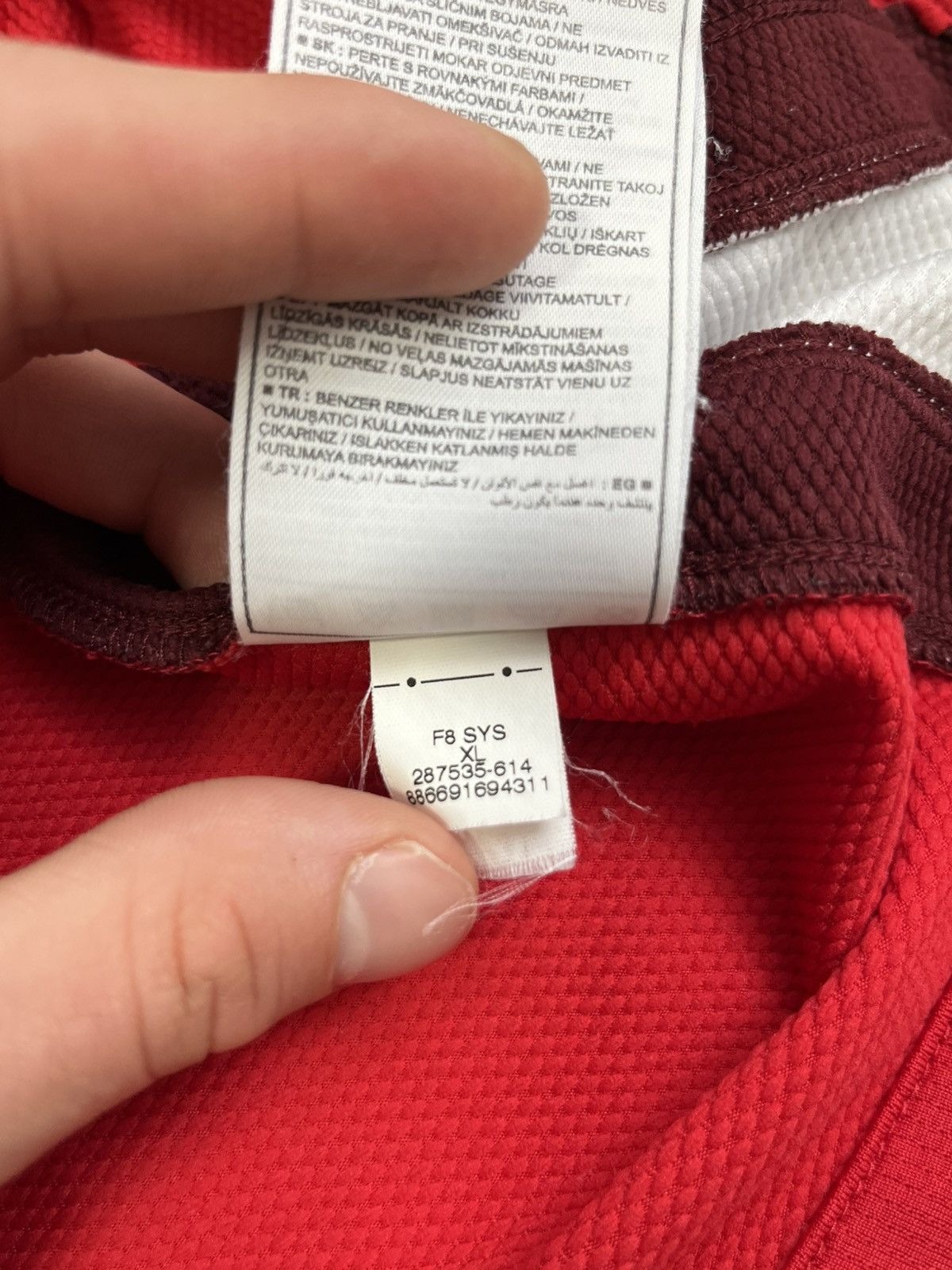 Nike Vintage 2008-2010 Nike Arsenal Home Jersey Shirt Size US XL / EU 56 / 4 - 10 Thumbnail