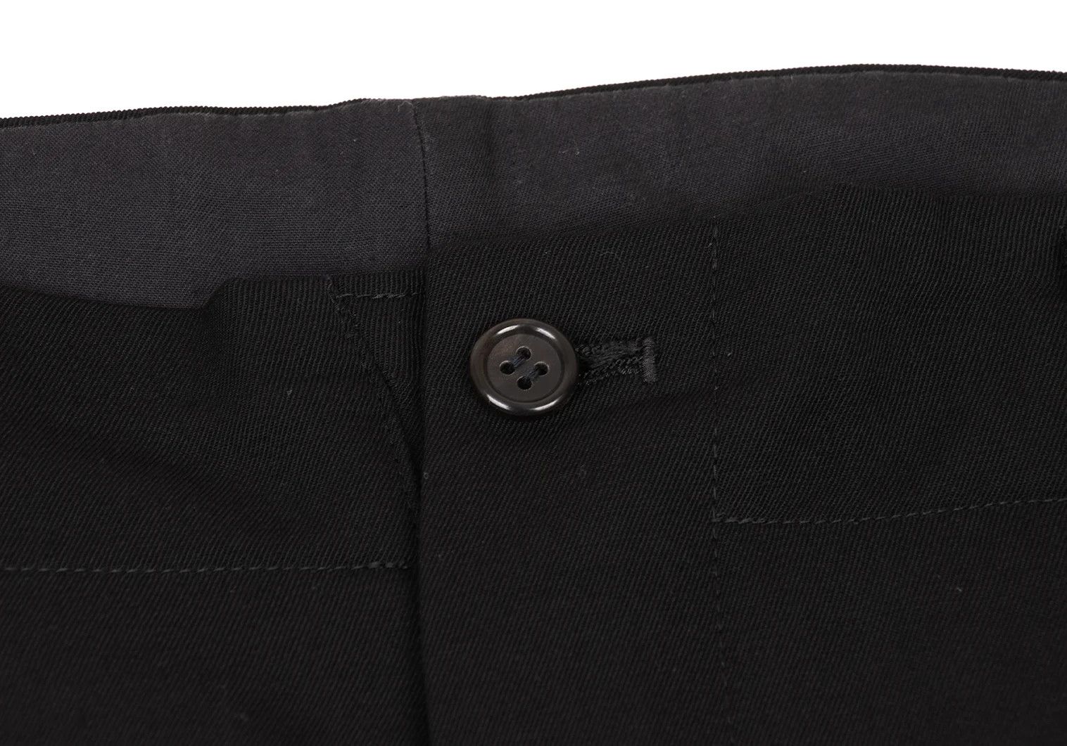 Yohji Yamamoto Yohji Yamamoto Wool Gabardine Pants Black L Size US 38 / EU 54 - 4 Thumbnail