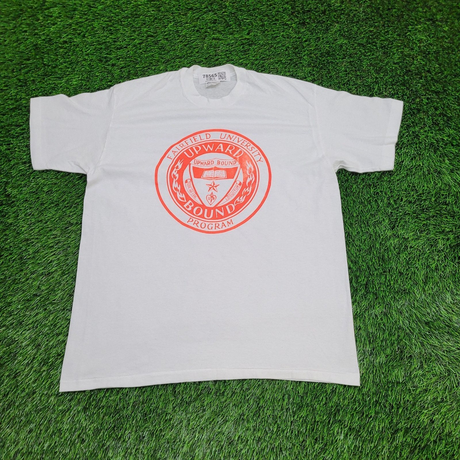 Vintage VTG 80s Fairfield University Upward Bound Program Shirt L Size L / US 10 / IT 46 - 1 Thumbnail