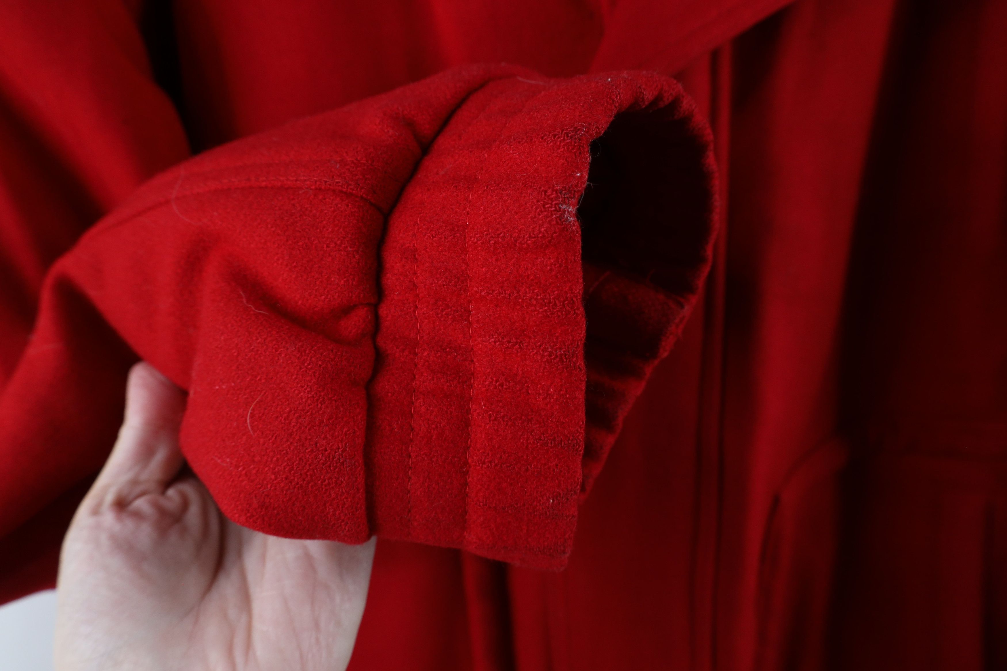 Vintage Vintage 90s Streetwear Wool Cafe Racer Bomber Jacket Red Size US L / EU 52-54 / 3 - 7 Thumbnail