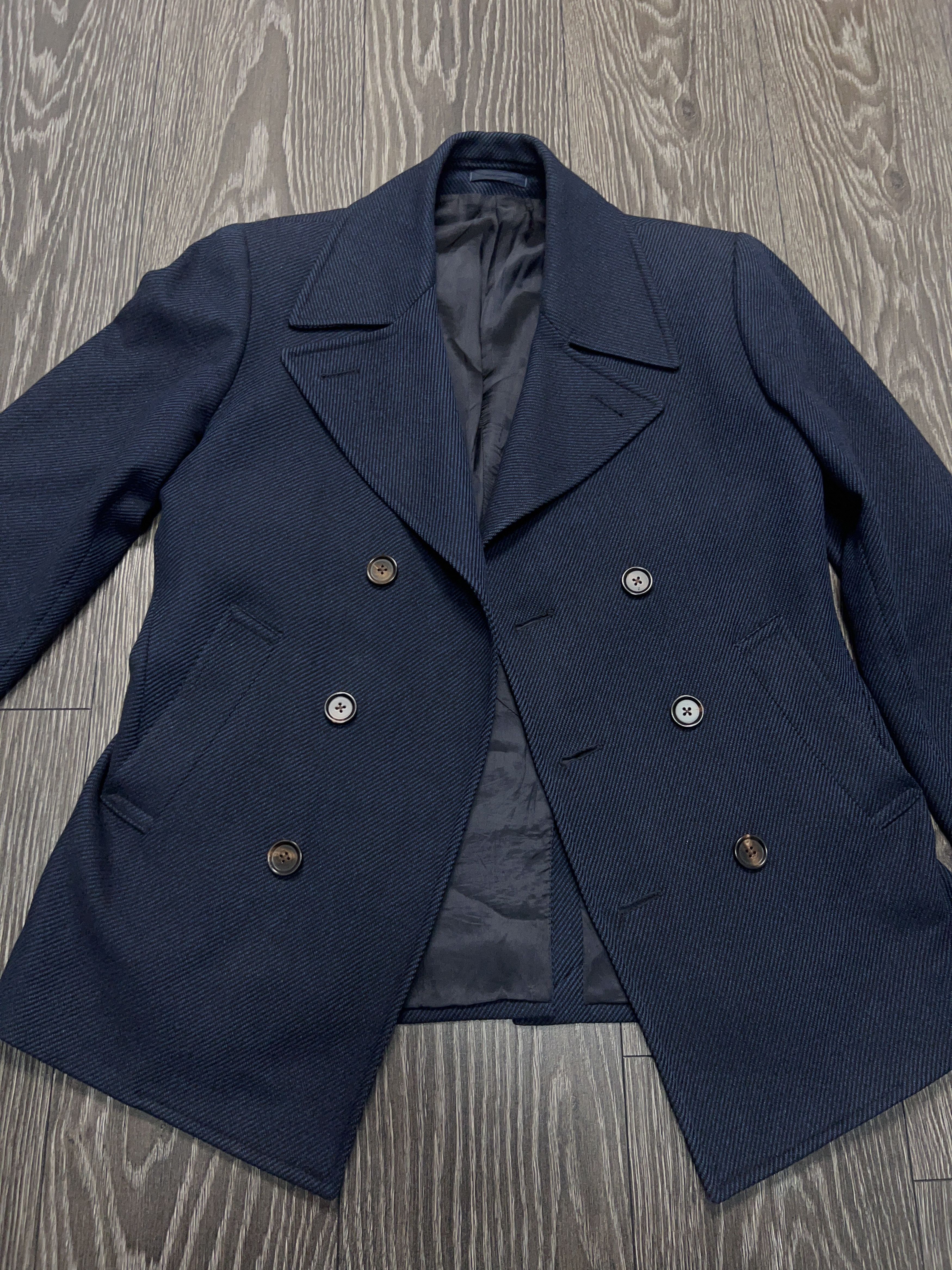 SCABAL Die Manufaktur Double Breasted Coat Jacket Wool Size 46/48R Size US S / EU 44-46 / 1 - 10 Thumbnail