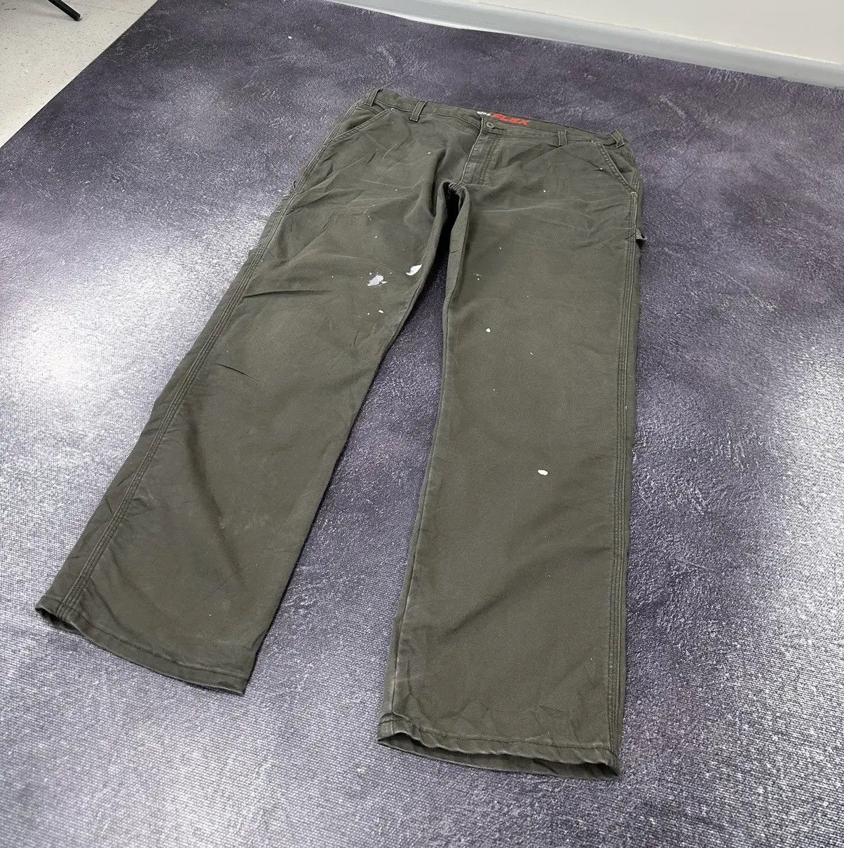 Dickies × Vintage Vintage Dickies USA Olive Work Hype Carpenter Pants Size US 40 / EU 56 - 7 Thumbnail