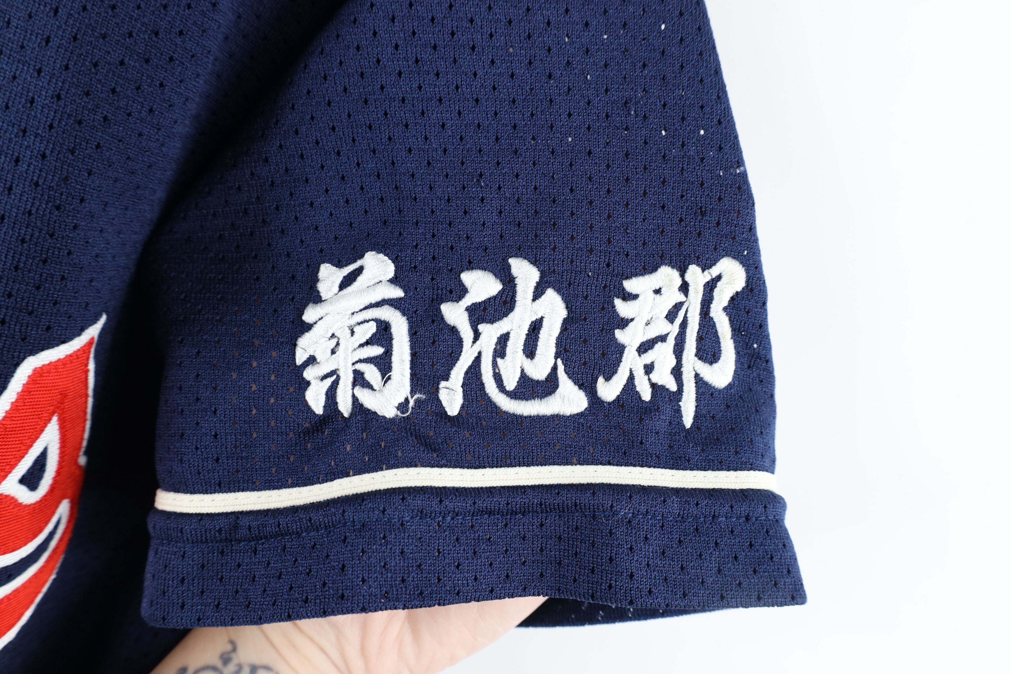Mizuno × Vintage Vintage 90s Mizuno Cleveland Indians Baseball Jersey Blue #9 Size US S / EU 44-46 / 1 - 4 Thumbnail