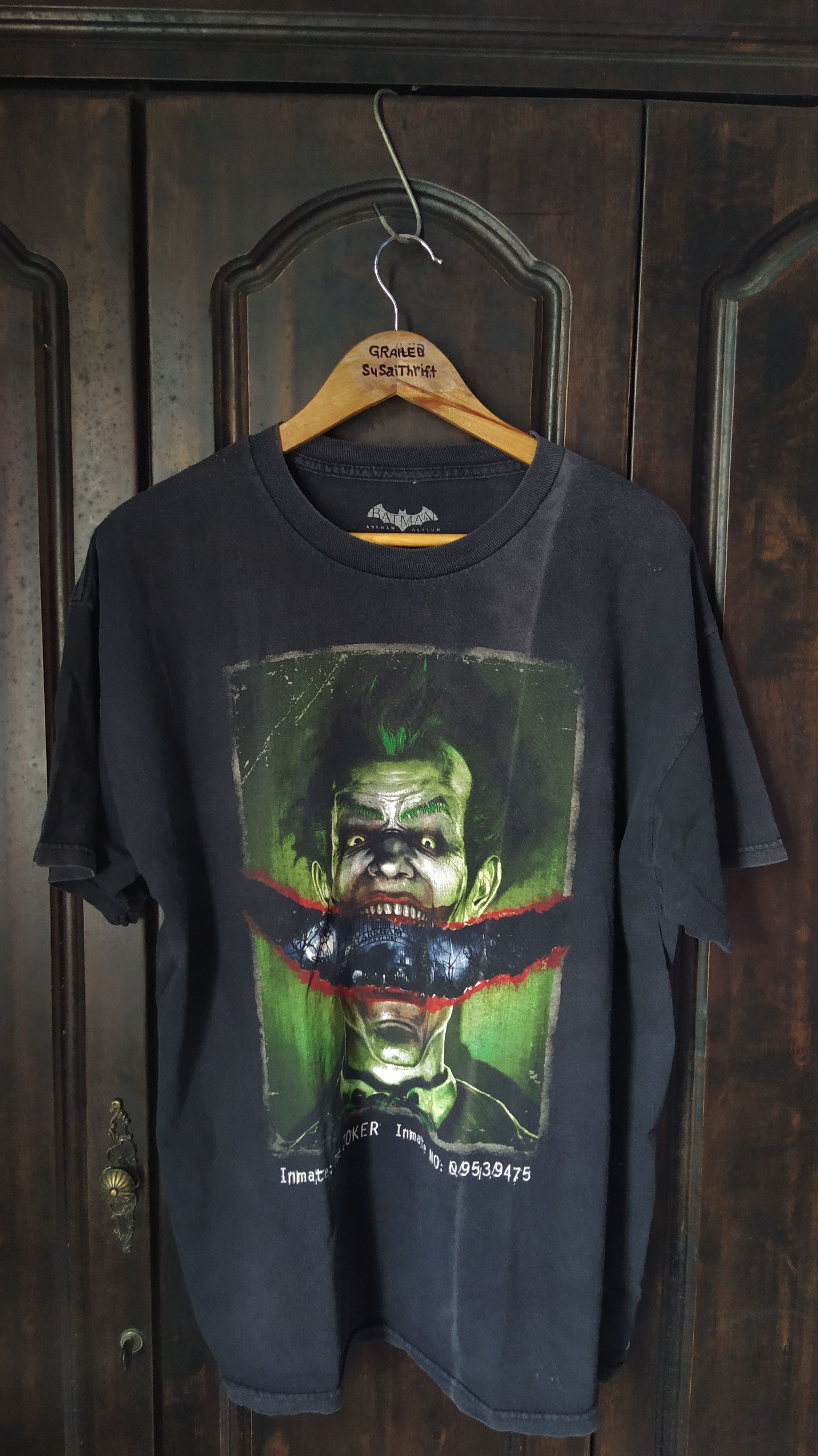 Pre-owned Grailed Batman X Joker Arkham Asylum In Black