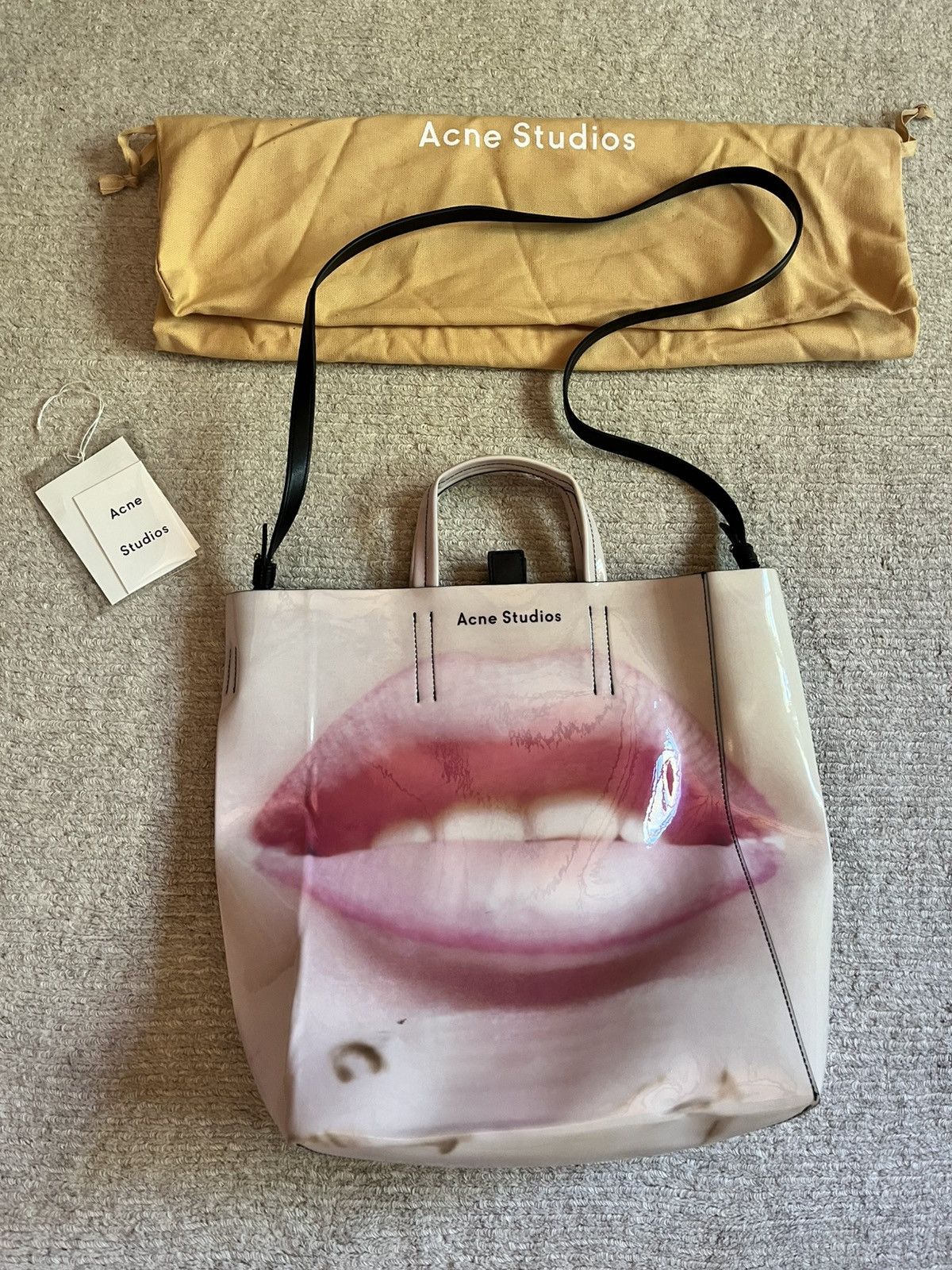Acne Studios Lips Handbag