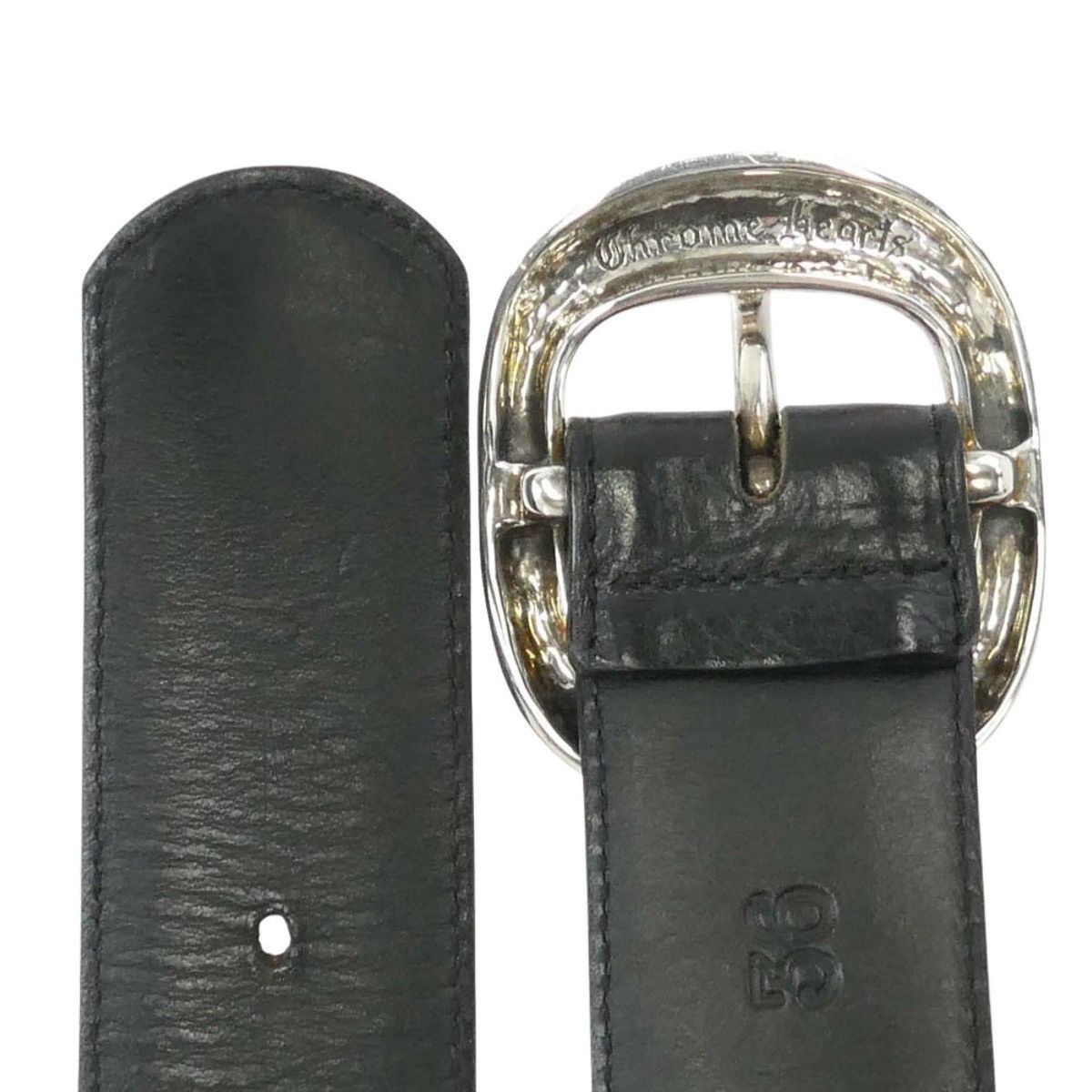Chrome Hearts 36inch Chrome Hearts Gunslinger 1.5 Leather Belt Size ONE SIZE - 3 Thumbnail