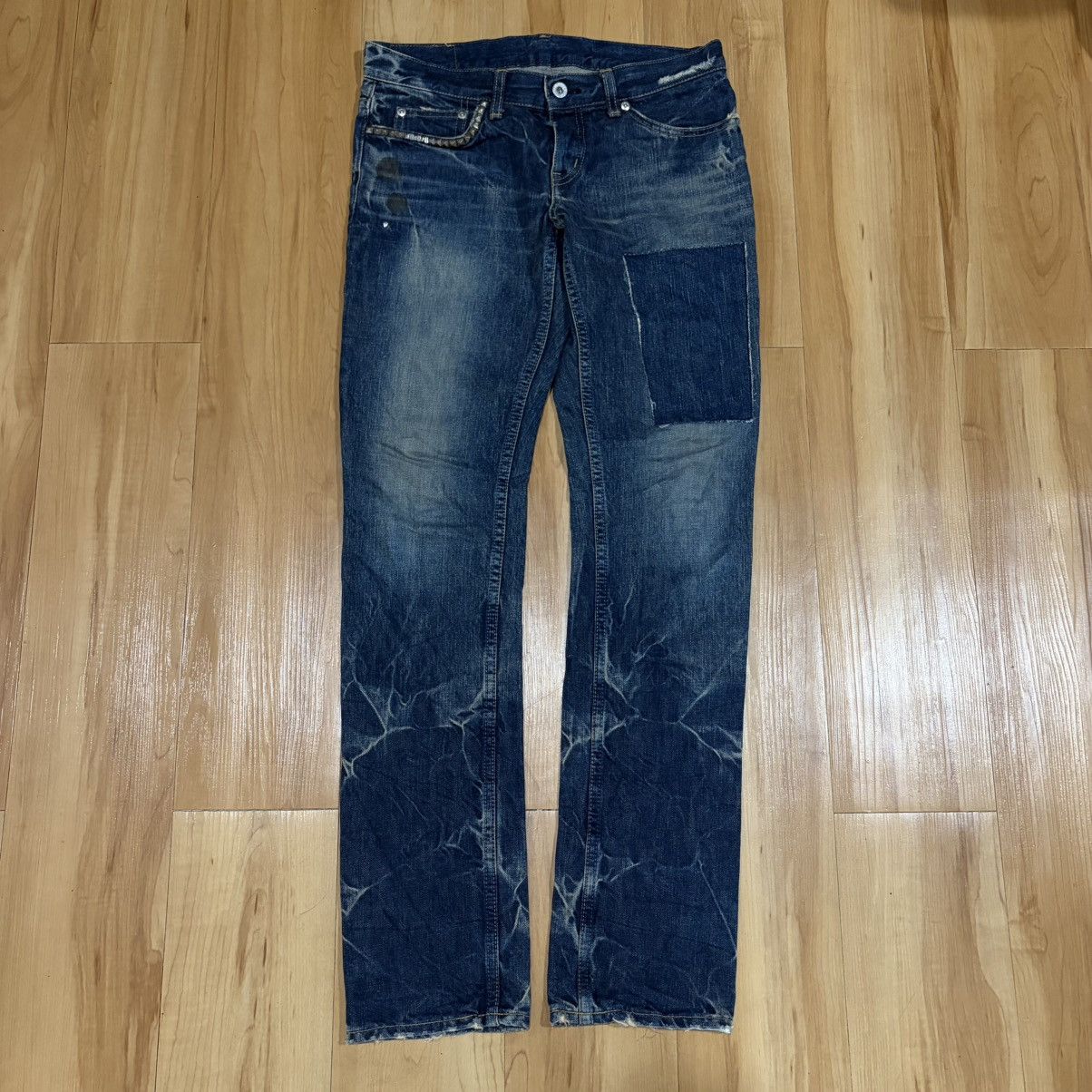 Hysteric Glamour Hysteric glamour stud denim jean Size US 30 / EU 46 - 1 Thumbnail