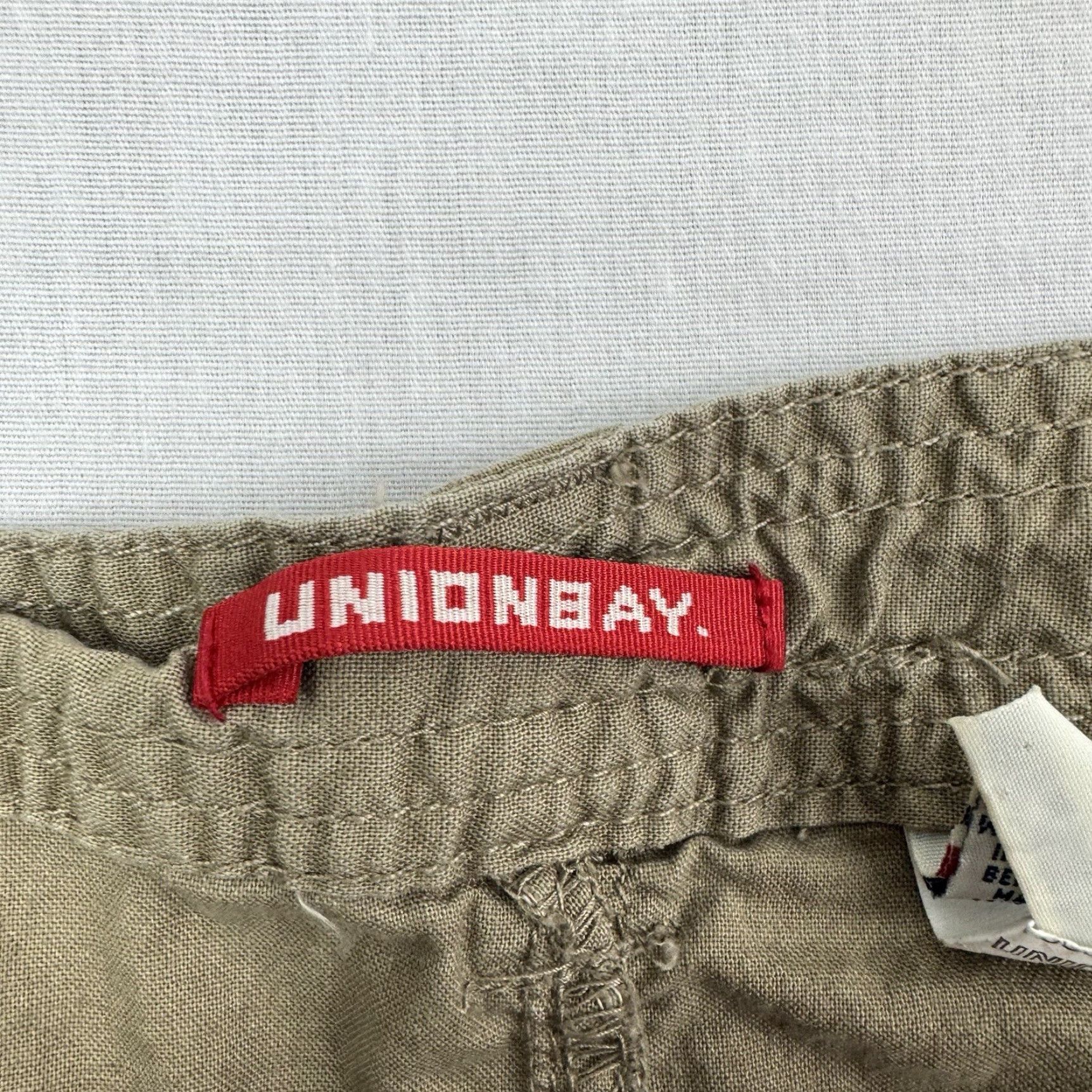 Vintage Vintage Union Bay Shorts Womens 7 Brown Hipster Y2K 90s Short Shorts Drawstring Chino Casual Womens Size 28" / US 6 / IT 42 - 3 Thumbnail