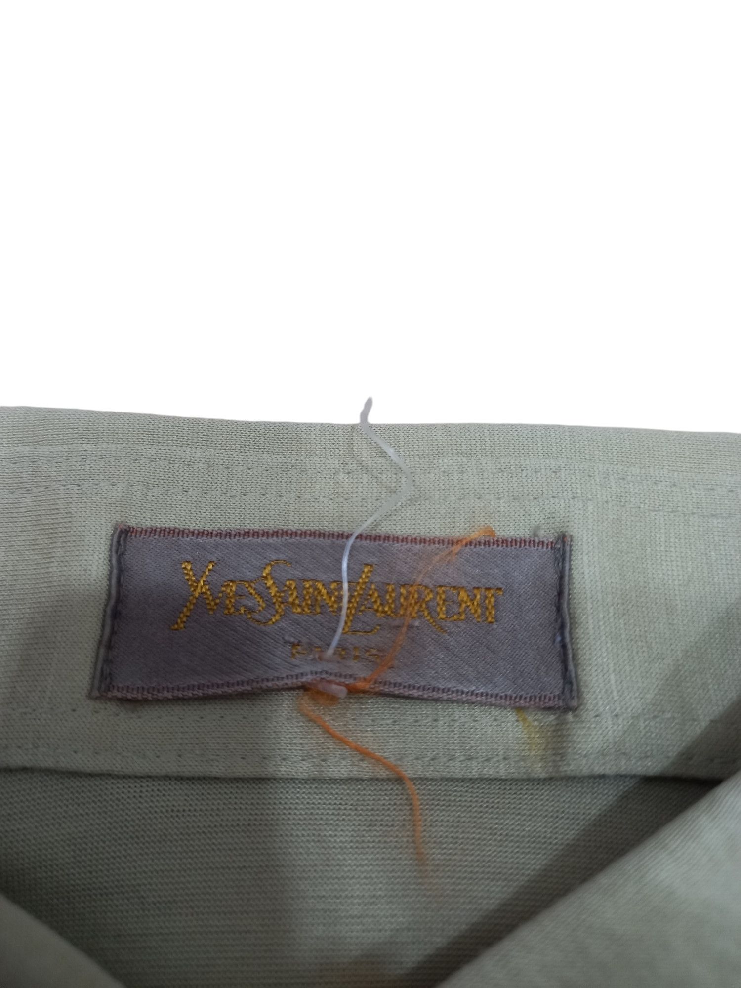 Yves Saint Laurent Rare! Vintage Yves Saint Laurent Monogram LS Polo Size US L / EU 52-54 / 3 - 5 Thumbnail