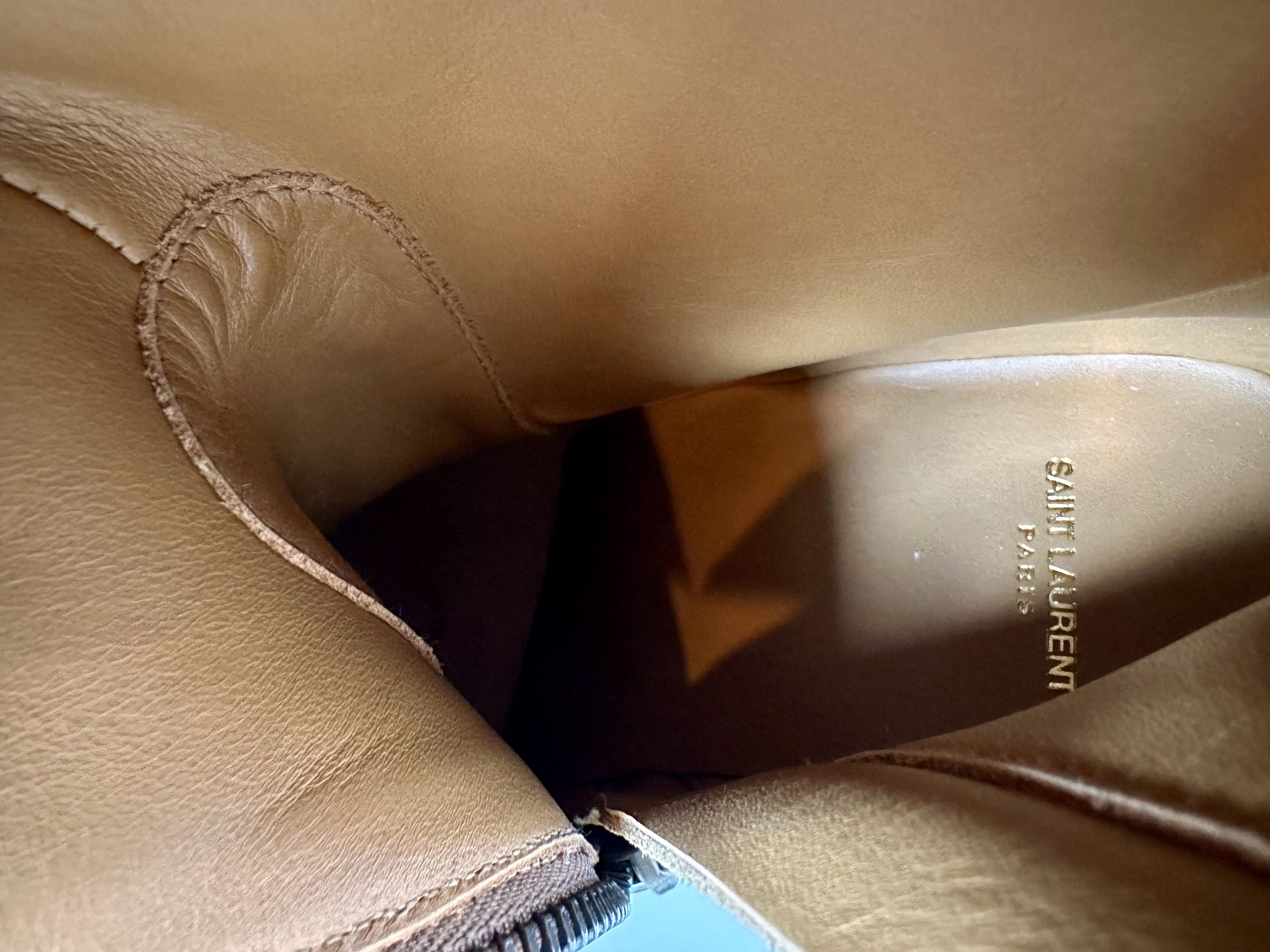 Hedi Slimane × Saint Laurent Paris AW13 OCHRE COWBOY WYATT ROCK BOOTS Size US 9 / EU 42 - 9 Thumbnail