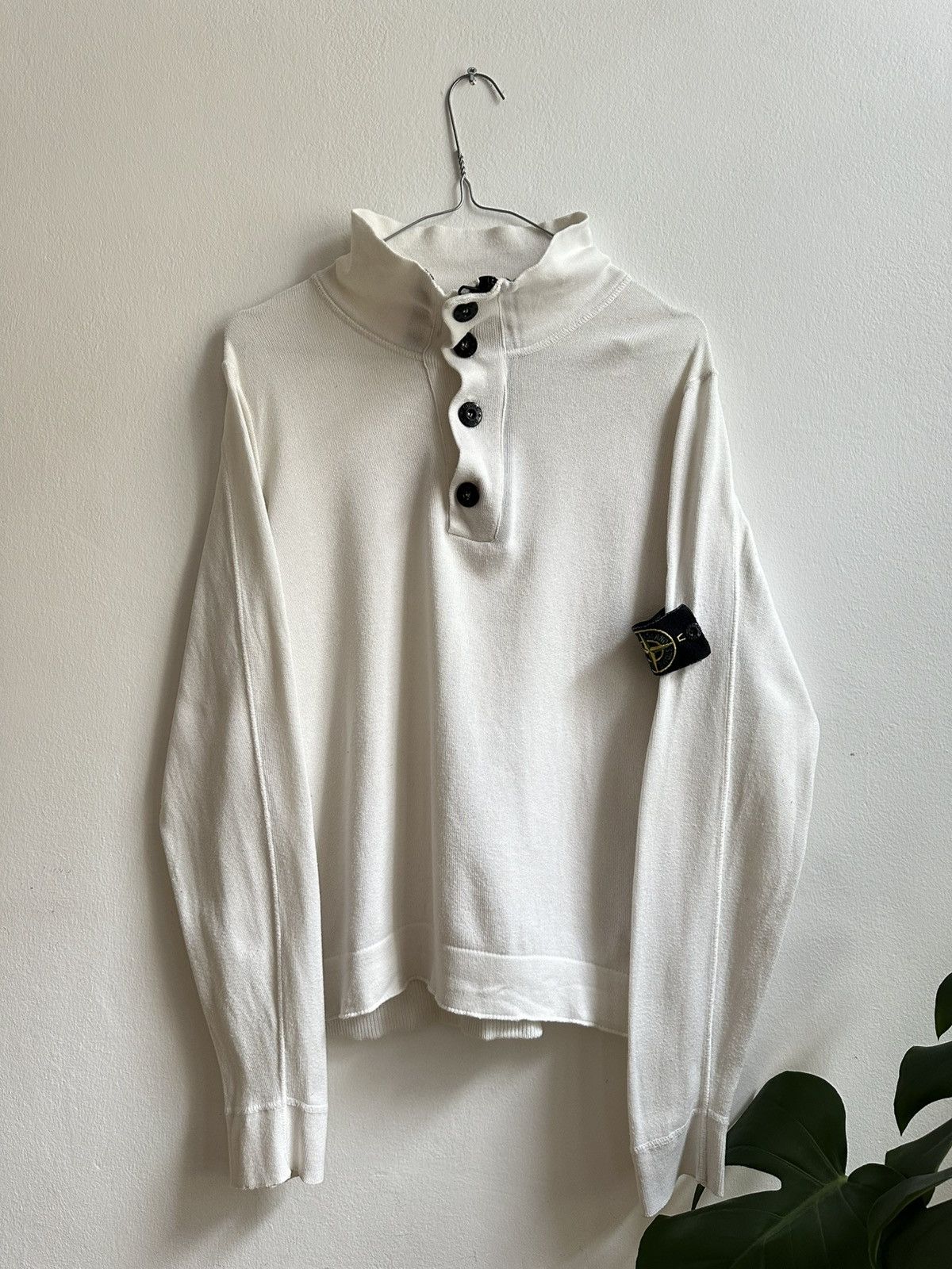 Stone Island Stone Island Vintage 00s Luxury Cotton Sweater Size US M / EU 48-50 / 2 - 18 Thumbnail
