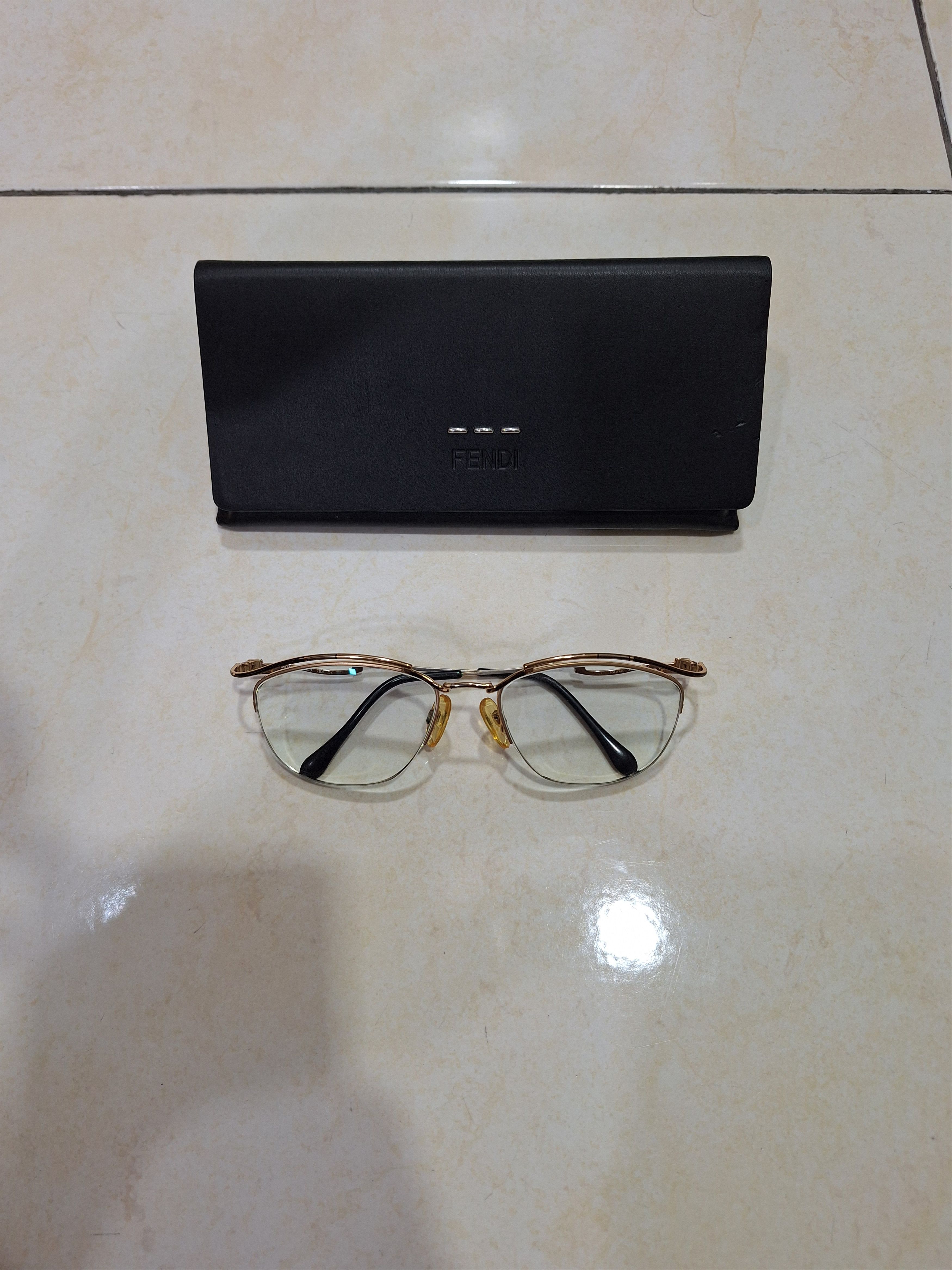 Cazal VINTAGE CAZAL RIMLESS MOD 114 COL 783 52 Size ONE SIZE - 1 Thumbnail