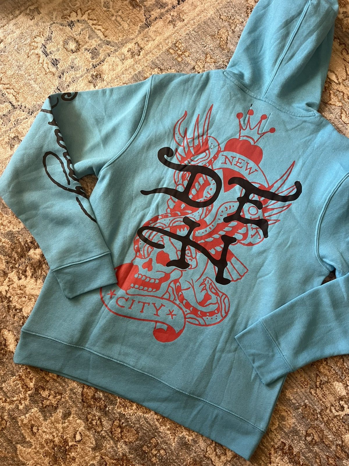 Ed Hardy FLAME SKULL GRAPHIC ED HARDY HOODIE M Size US M / EU 48-50 / 2 - 2 Thumbnail