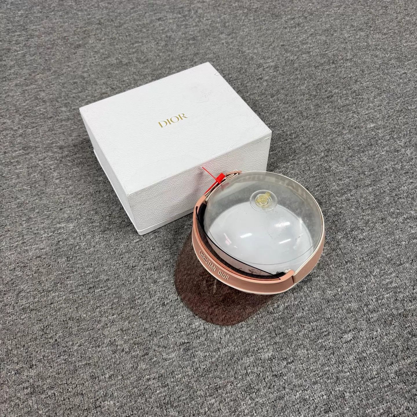 Dior Dior Oblique gradient pink transparent sun visor Size ONE SIZE - 2 Thumbnail