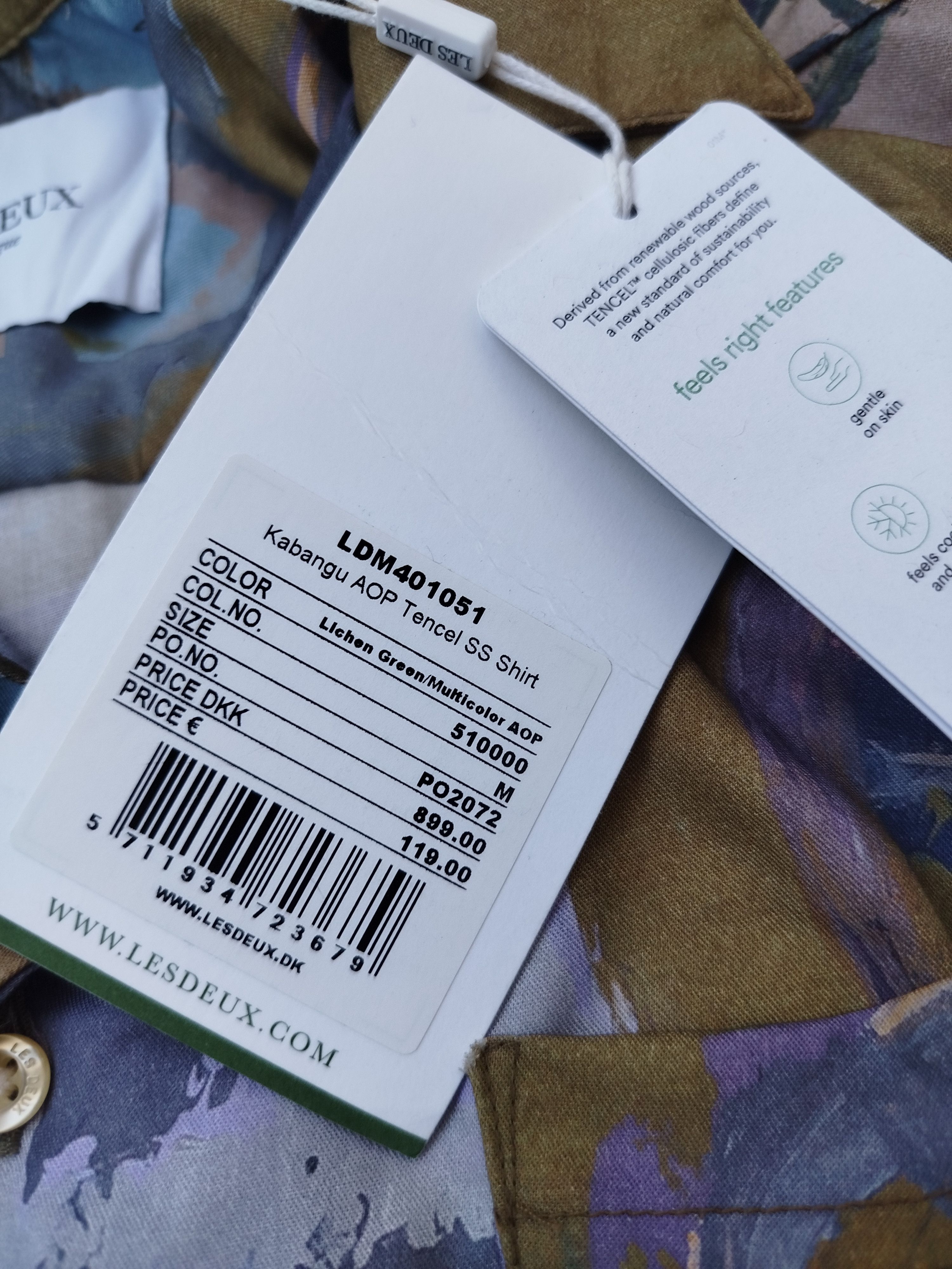Les Deux Les deux Kabangu AOP tencel ss shirt Size US M / EU 48-50 / 2 - 5 Thumbnail