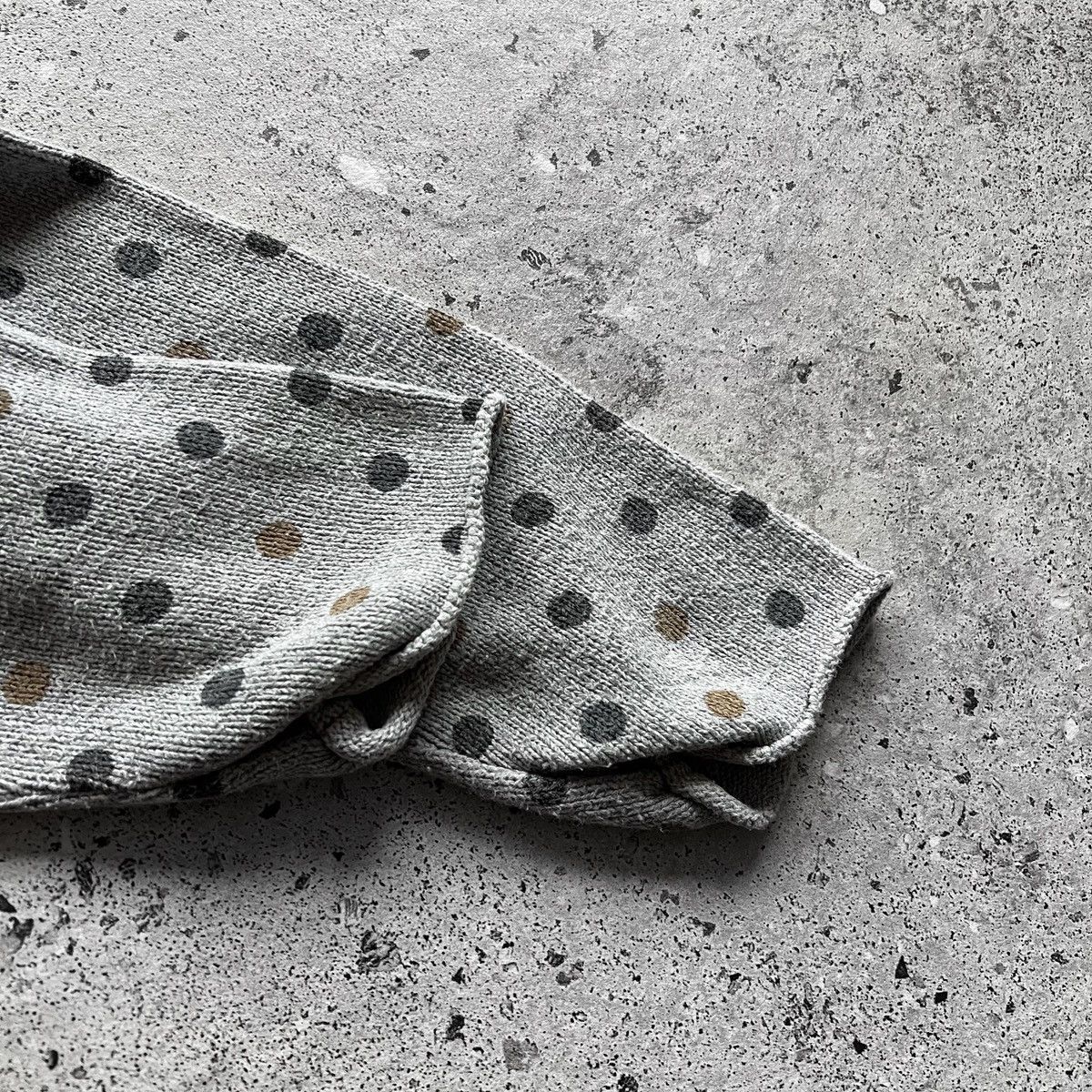 Designer Gudrun Sjoden Womens Gray Polka Dot Cotton Pullover Sweater Size M / US 6-8 / IT 42-44 - 5 Thumbnail