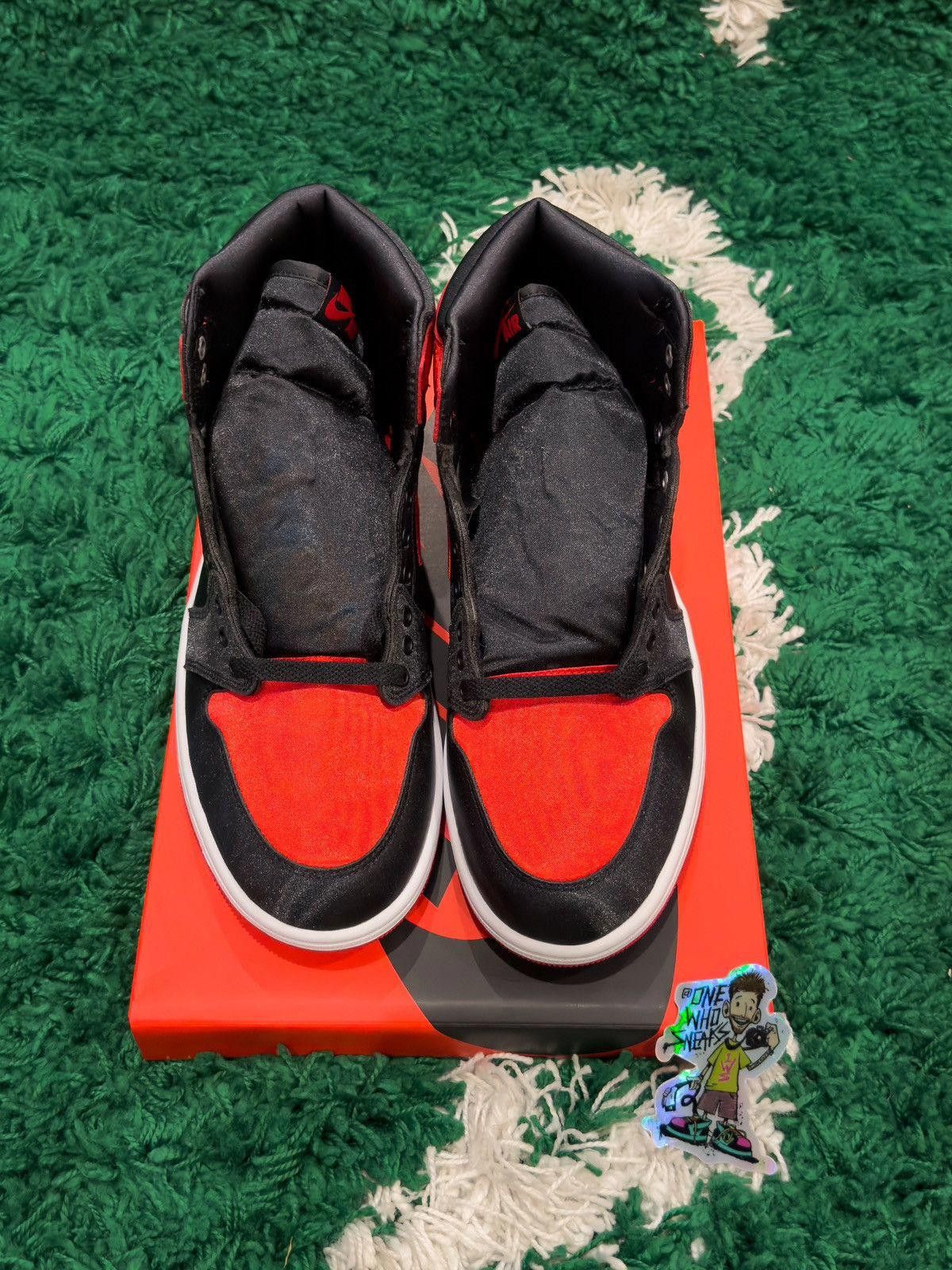 Jordan Brand Jordan 1 Retro High OG Satin Bred Size US 9 / EU 42 - 8 Thumbnail