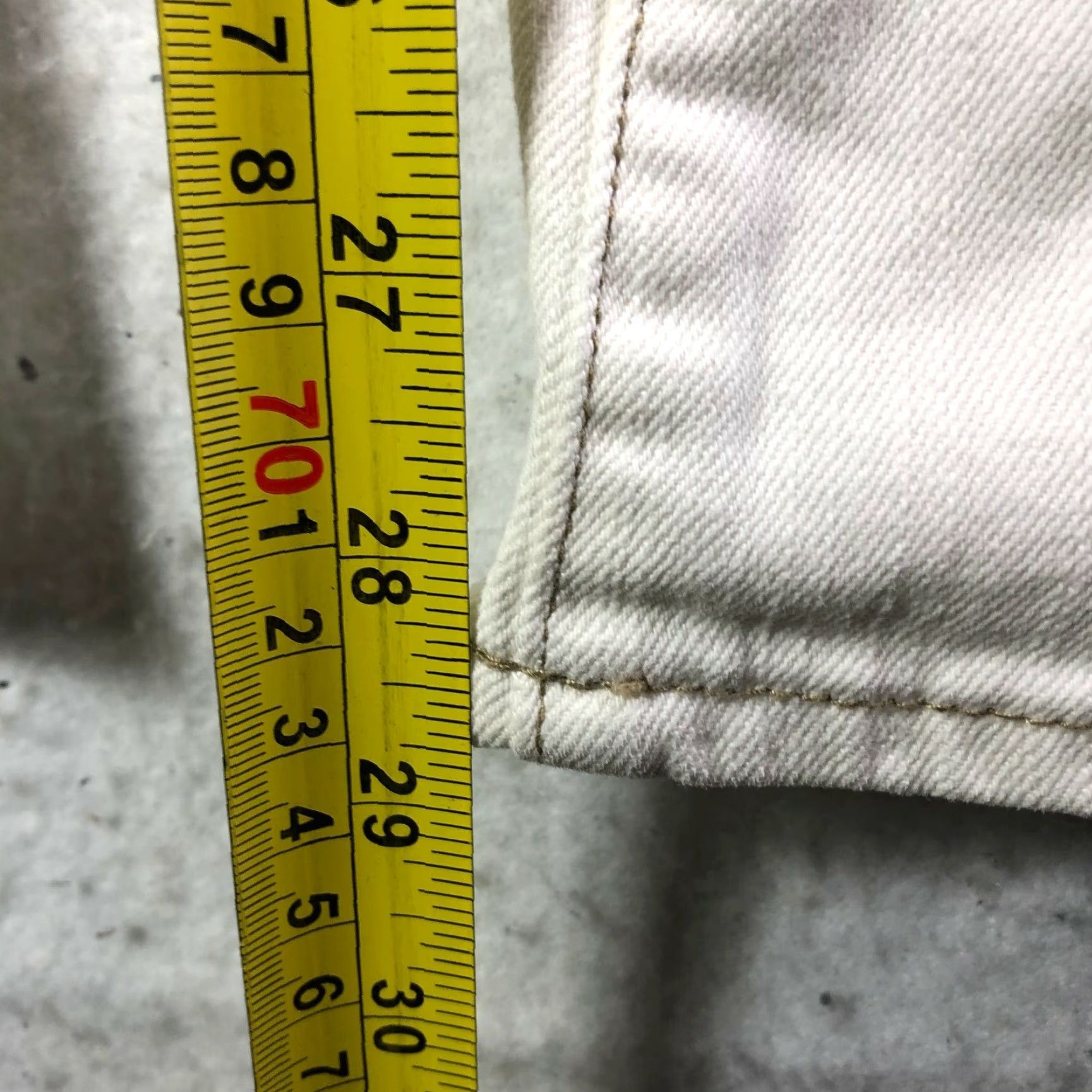 Vintage The Limited Bootcut Mid Rise Jeans Womens Size 4 White Denim Size 27" / US 4 / IT 40 - 3 Thumbnail