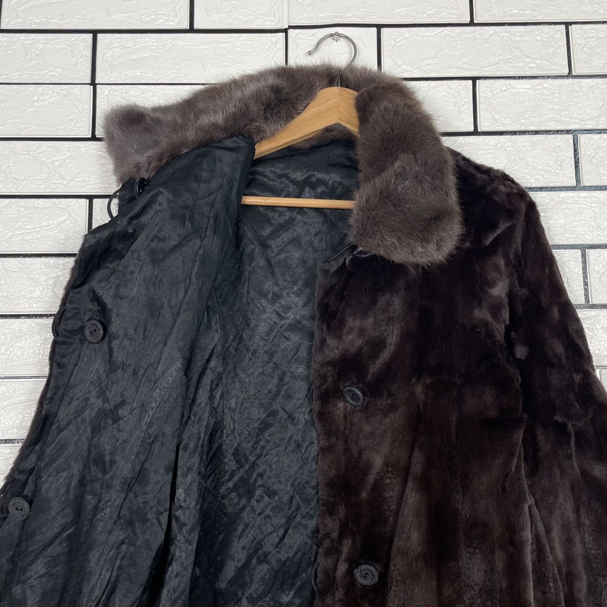 Japanese Brand Fur Nakamura Texture Colar Fur Jacket Size S / US 4 / IT 40 - 12 Thumbnail
