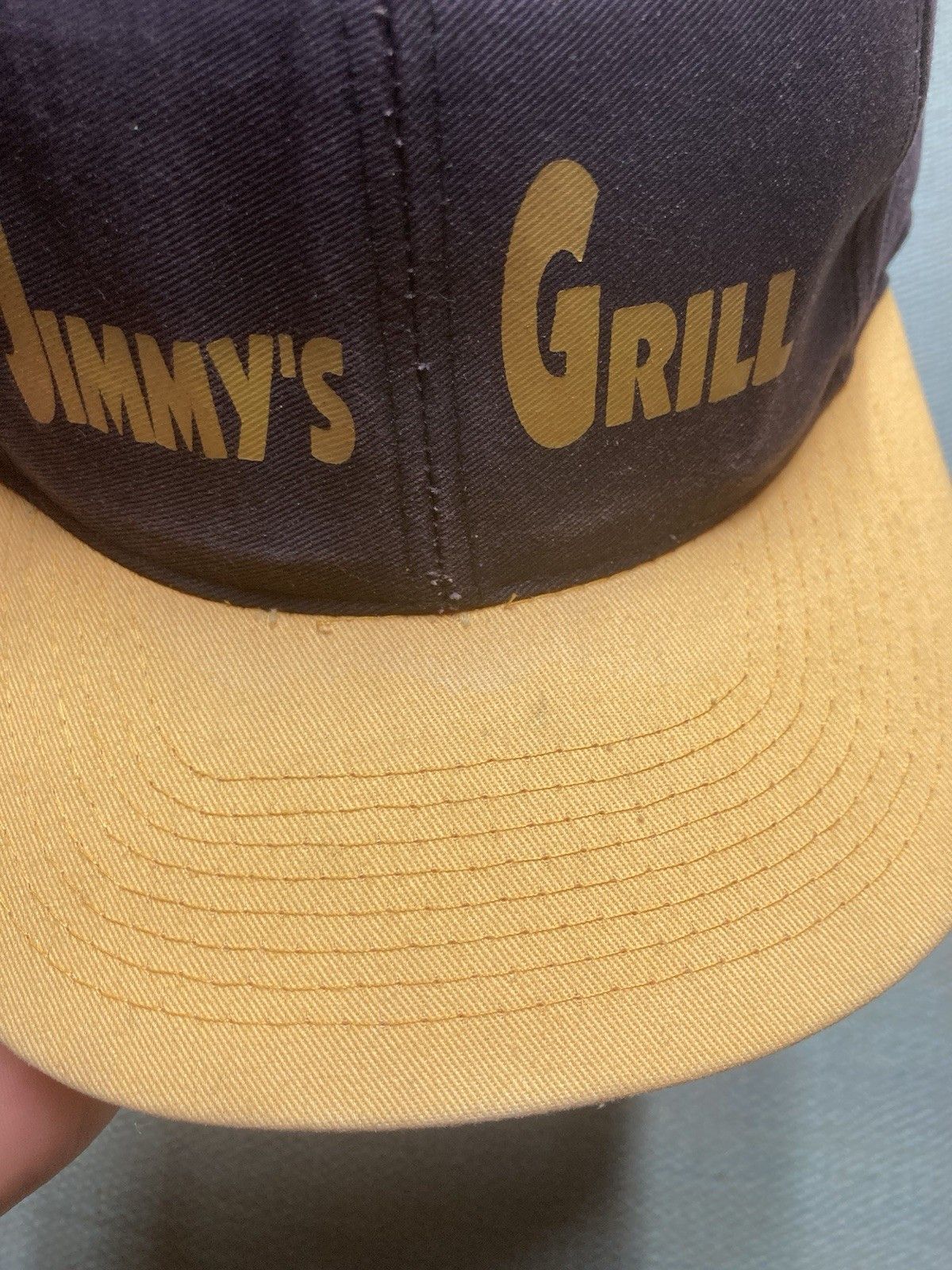 Vintage Vtg SnapBack hat Jimmy’s grill restaurant promo adjustable Size ONE SIZE - 3 Thumbnail