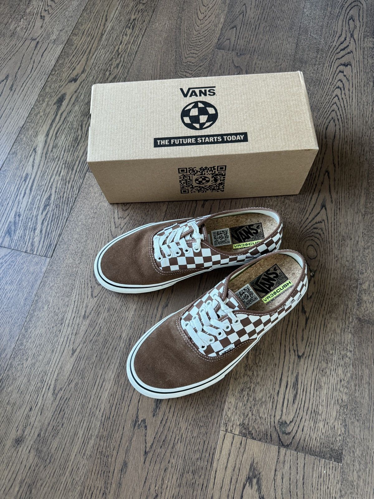 Vans Vans Authentic VR3 SF Brown Suede Checkboard Sneakers Rare Size US 8.5 / EU 41-42 - 12 Thumbnail