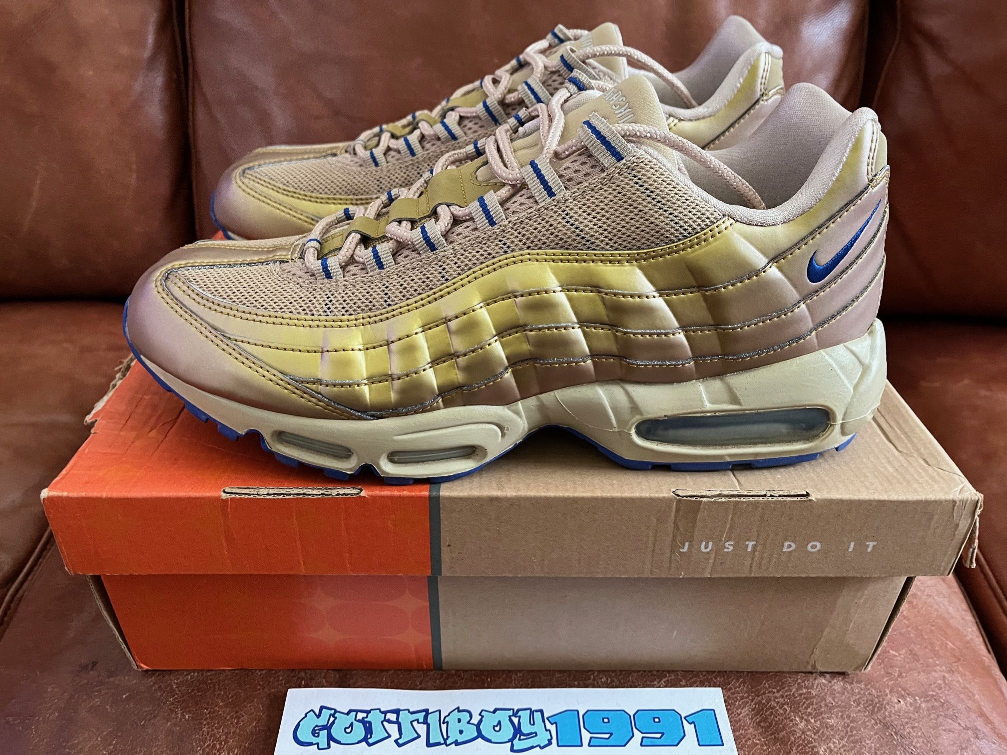 Nike Nike Air Max 95 Premium 'Kashima Antlers' 2005 LA Rams QS Size US 10.5 / EU 43-44 - 1 Thumbnail