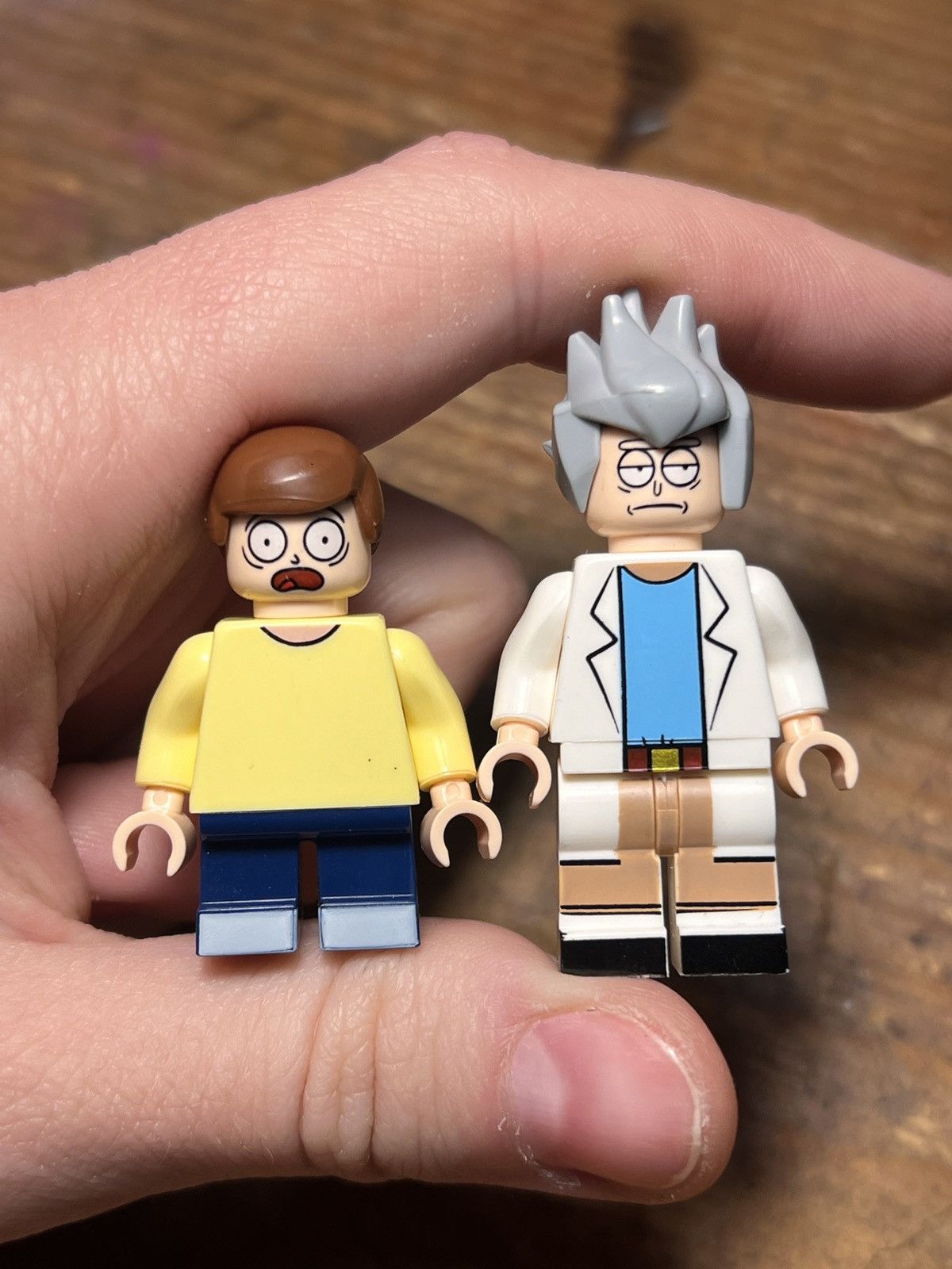 Cartoon Network rick and morty minifigure matching keychain keyring Size ONE SIZE - 9 Thumbnail