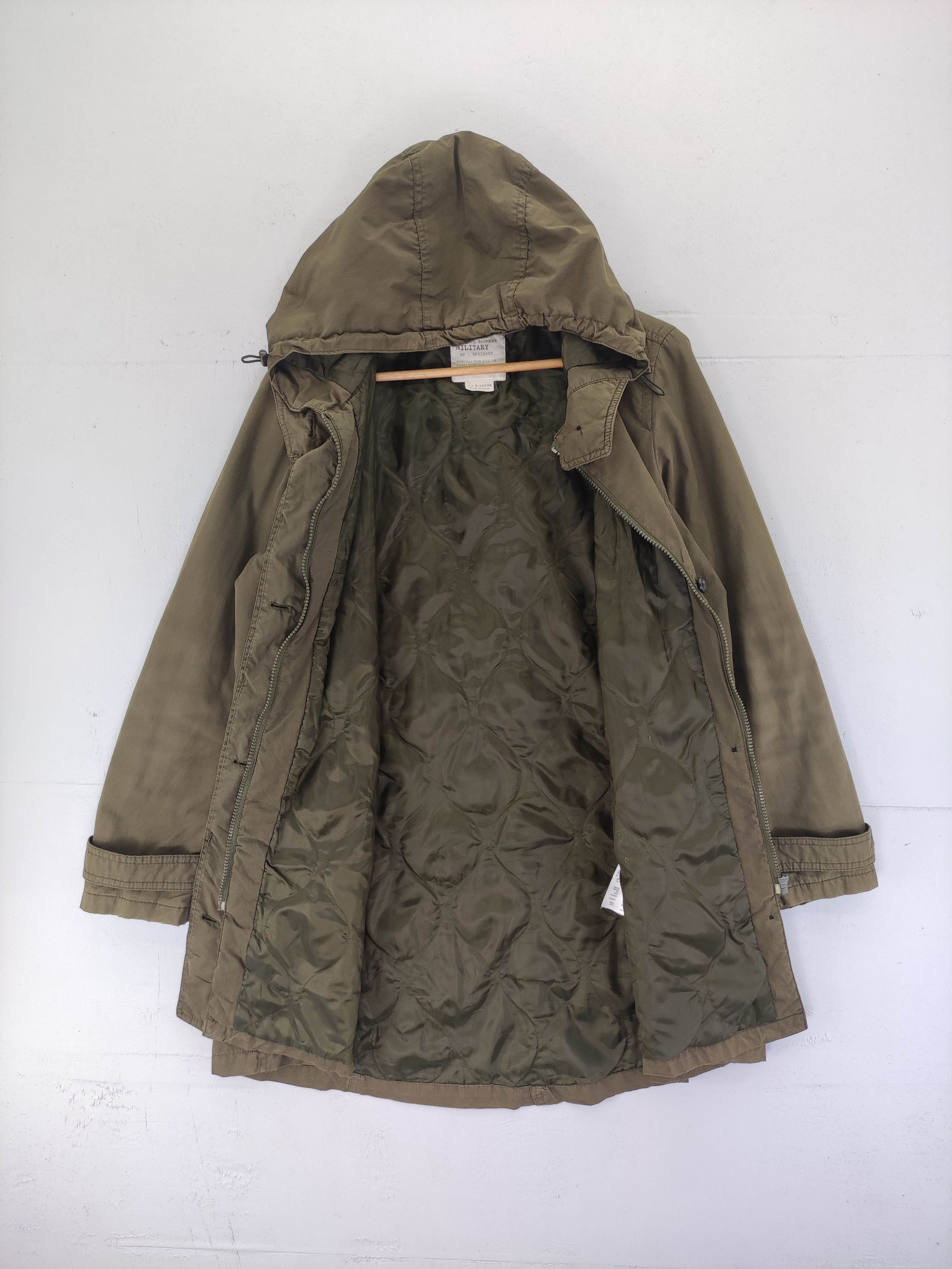 Uniqlo Vintage Uniqlo Garment Military Parka Hoodie Jacket Zipper Size US L / EU 52-54 / 3 - 5 Thumbnail