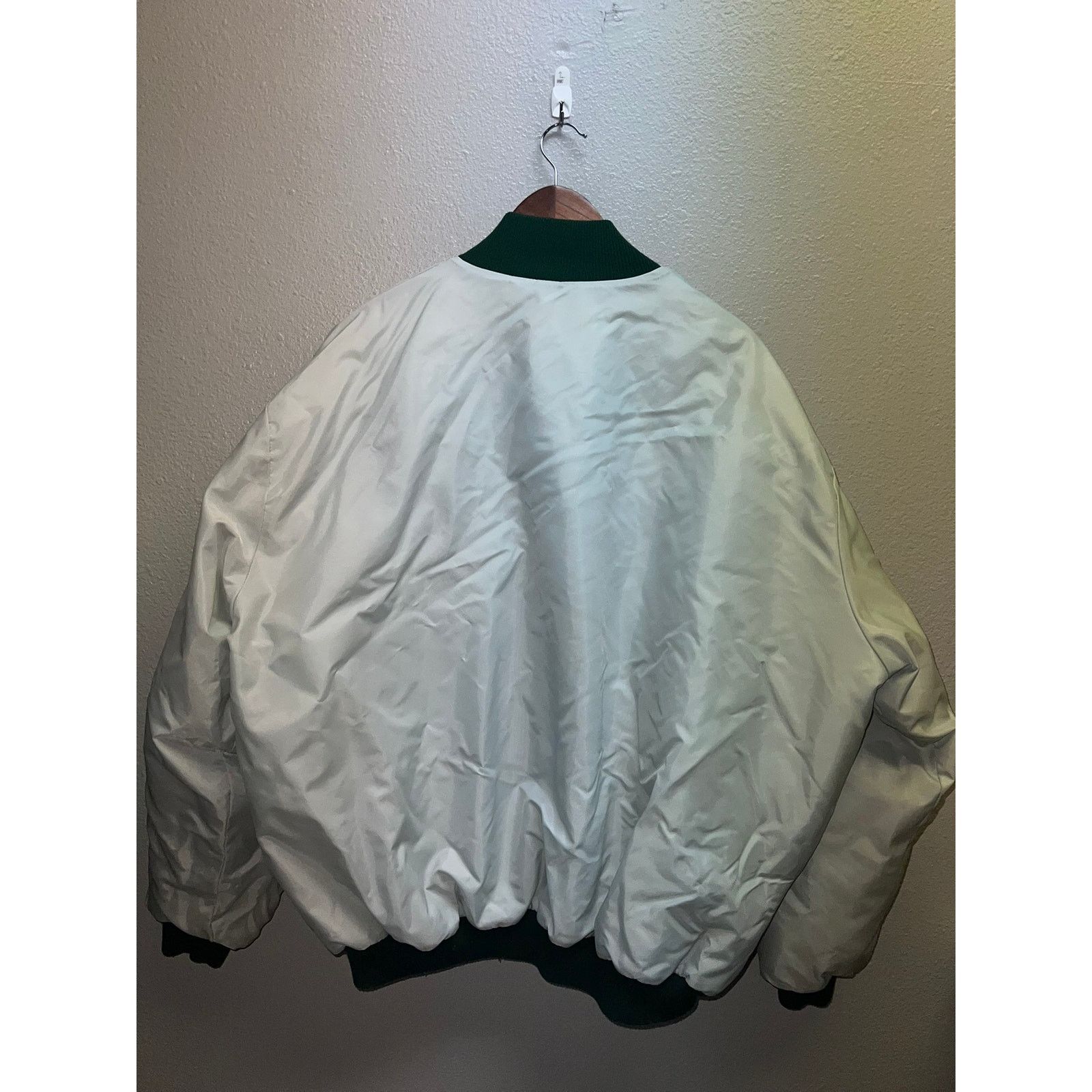 Vintage Vintage Delong Bomber Jacket DeLong USA Delta Gray VTG 2XL Size US XXL / EU 58 / 5 - 9 Thumbnail