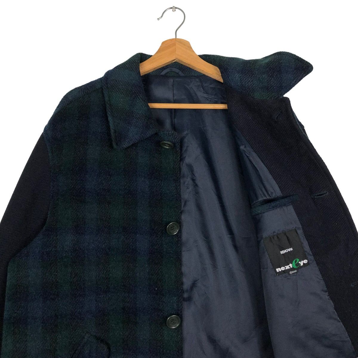 Japanese Brand VINTAGE WOOL DOUBLE BREAST BIKER JACKET RENOWN ISSEY MIYAKE Size US M / EU 48-50 / 2 - 12 Thumbnail