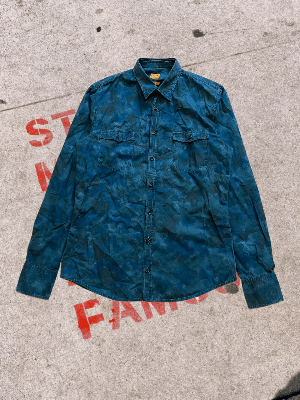 Hugo Boss Hugo Boss Orange Label Shirt Slim Fit Casual Button Down Size US S / EU 44-46 / 1 - 1 Thumbnail