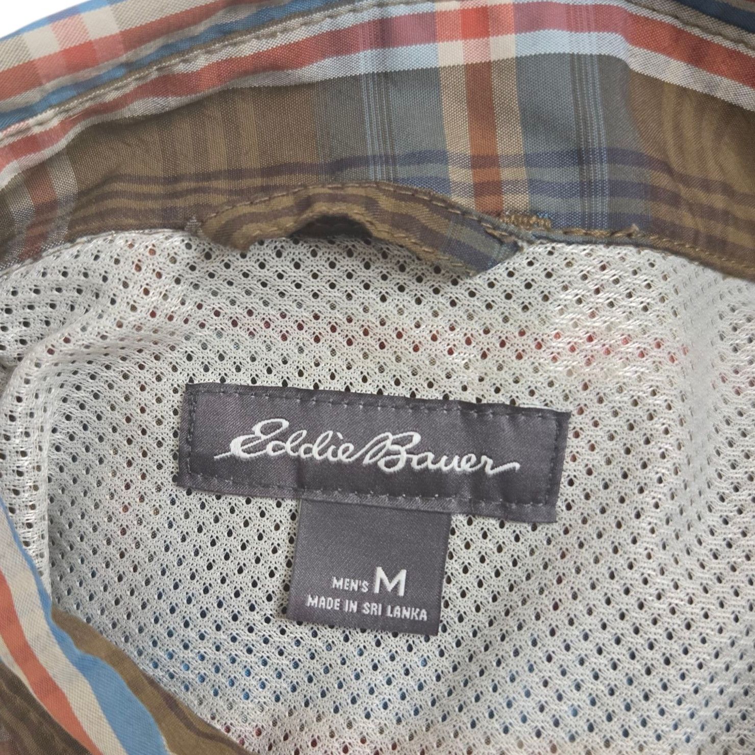 Eddie Bauer Eddie Bauer Mens Plaid Shirt Medium Nylon Outdoor Activity Size US M / EU 48-50 / 2 - 7 Thumbnail