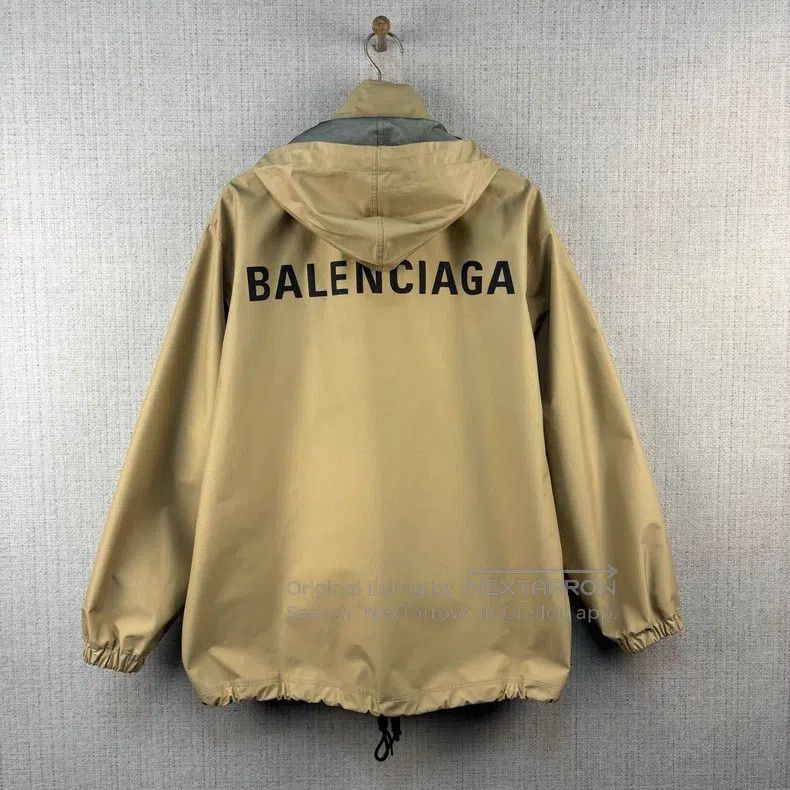 Balenciaga Balenciaga Hooded Logo Letter Print Long Sleeve Fleece Jac Size XXS / US 00 / IT 34 - 3 Thumbnail