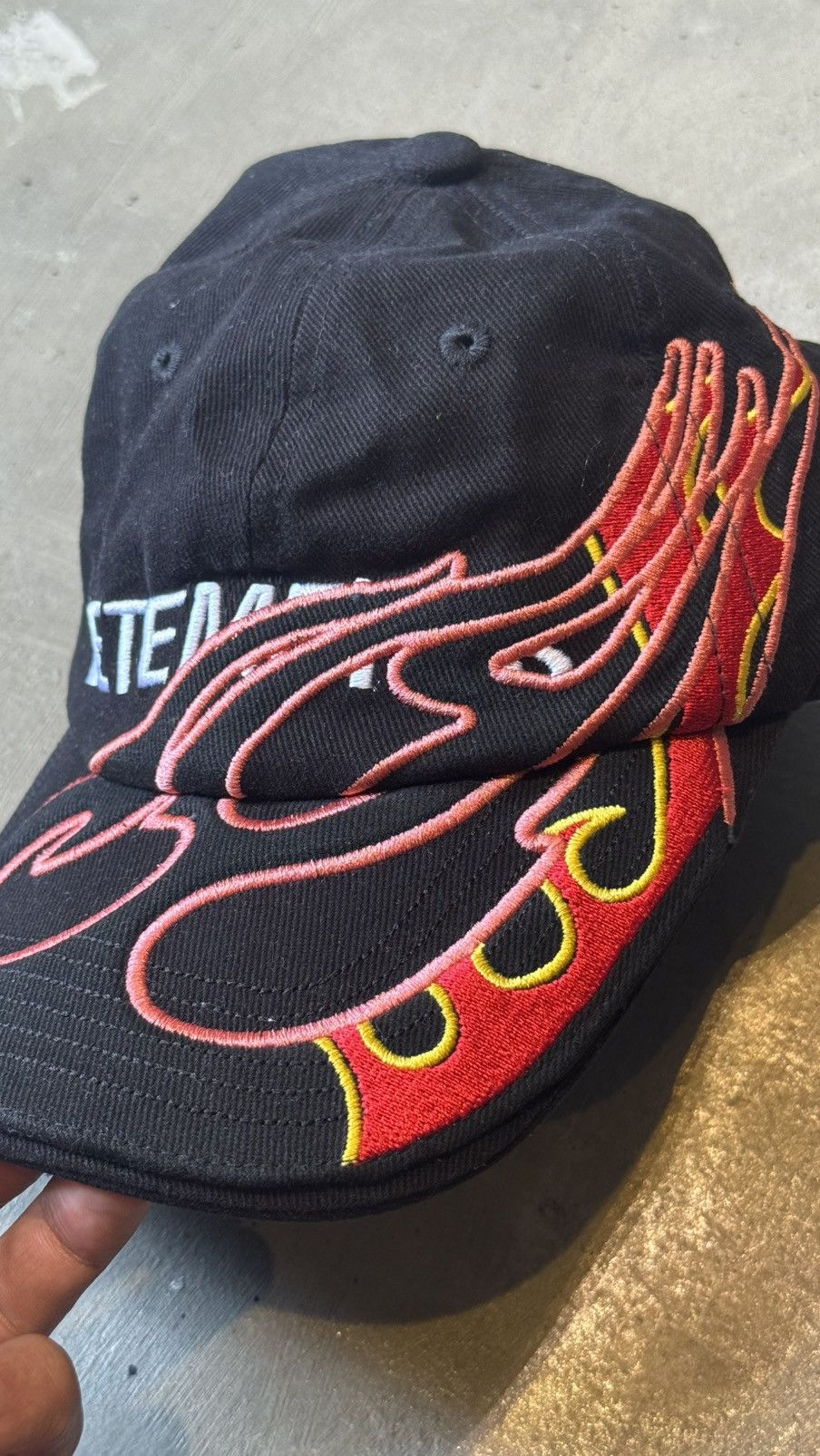 Vetemens x Reebok Flames Cap