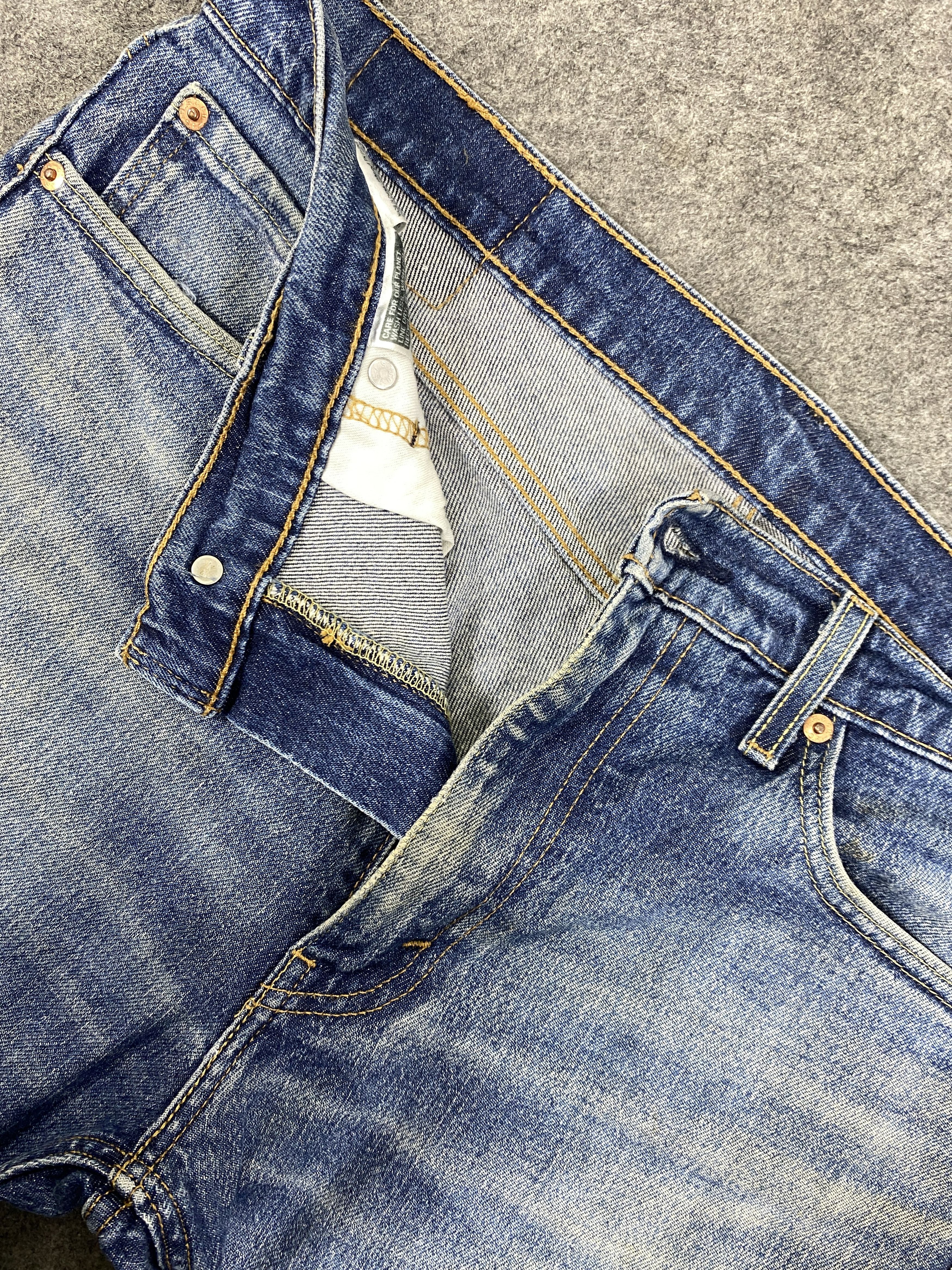 Levi's Faded Blue Vintage Levi's 513 Jeans 36x26.5 - JN3349 Size US 36 / EU 52 - 7 Thumbnail