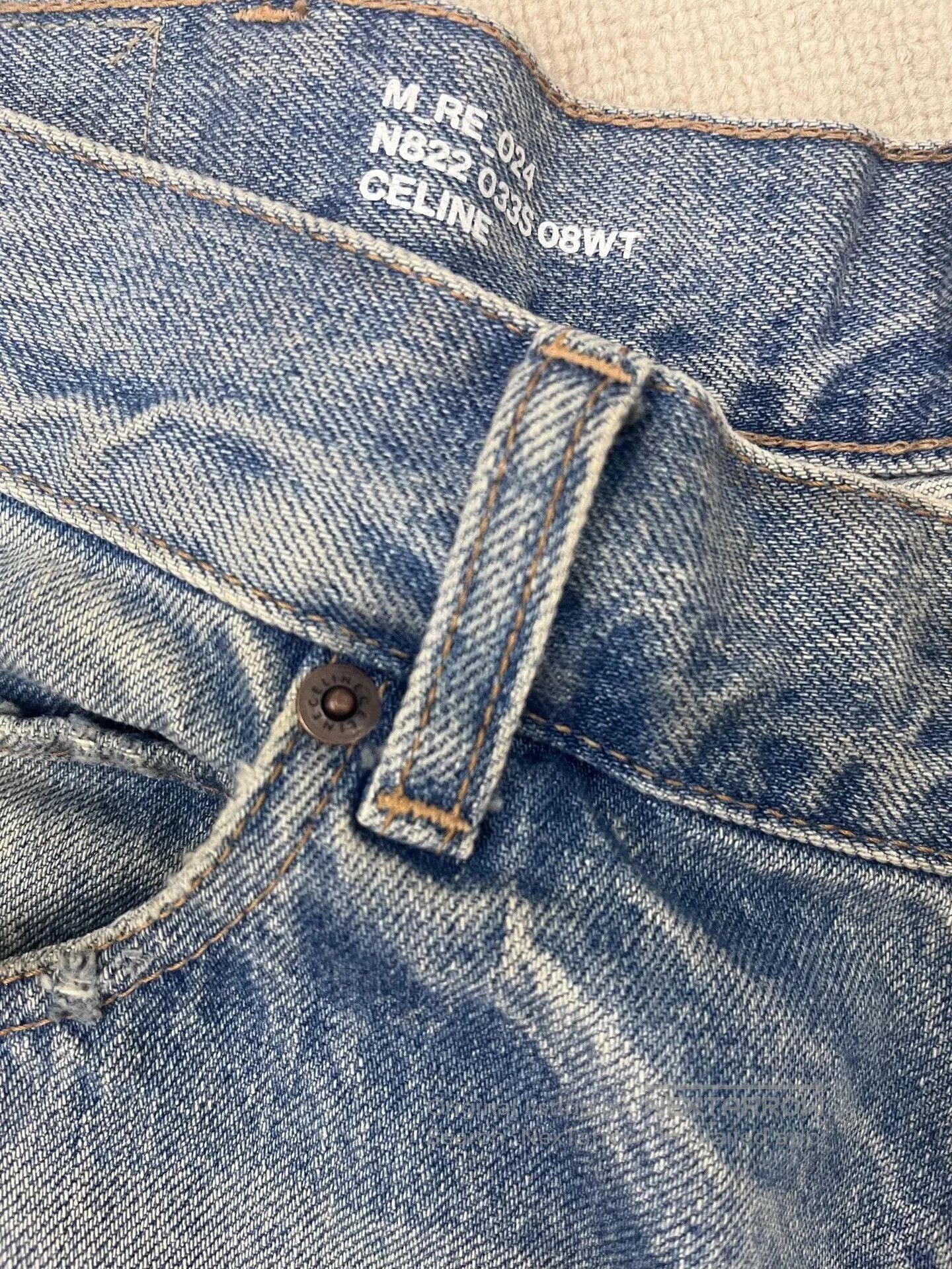 Celine celine ss23 distressed straight leg jeans. Size US 32 / EU 48 - 4 Thumbnail