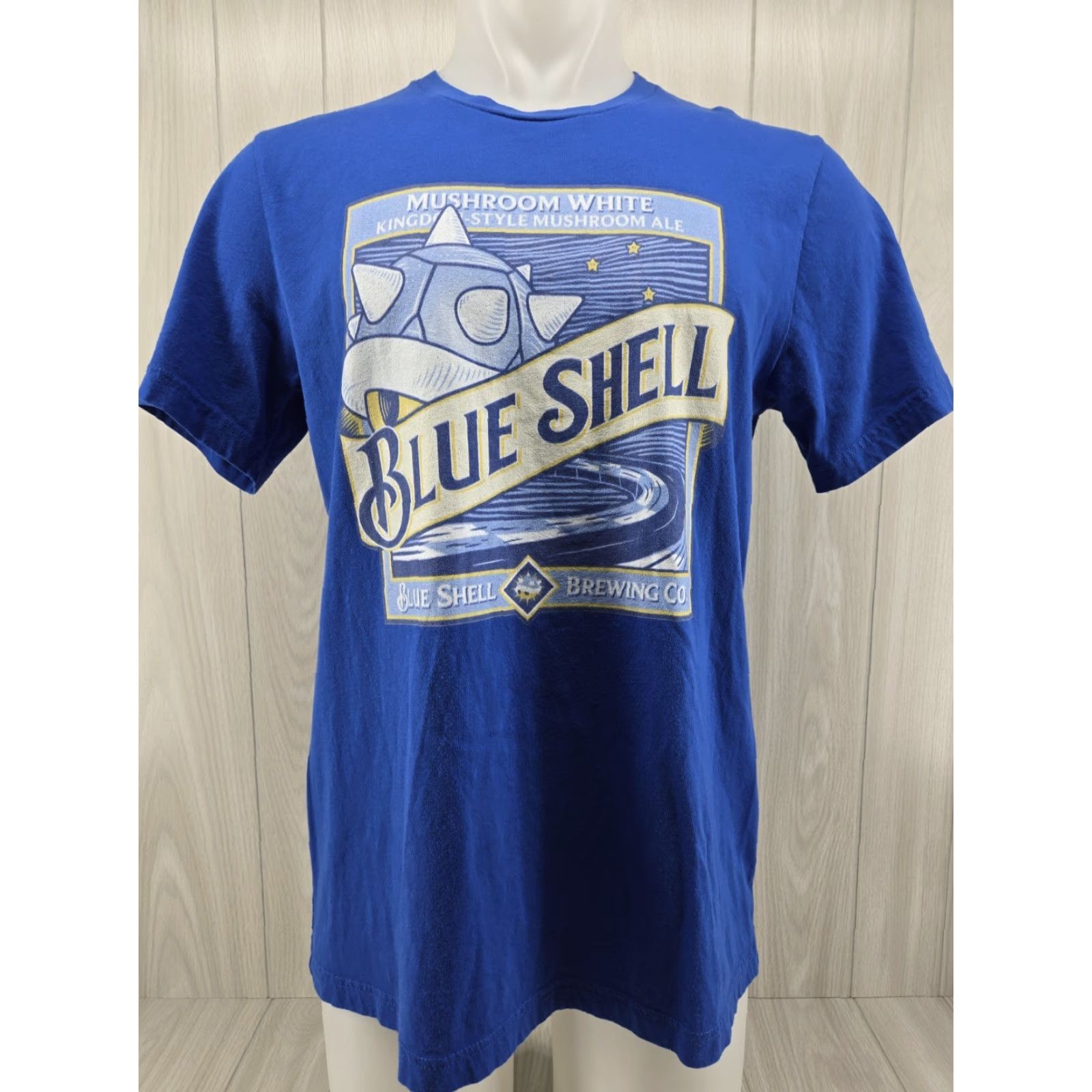 Vintage VINTAGE Blue Shell Brewing Co Shirt L Mens Short Sleeve T-Shirt Blue Size US L / EU 52-54 / 3 - 3 Thumbnail