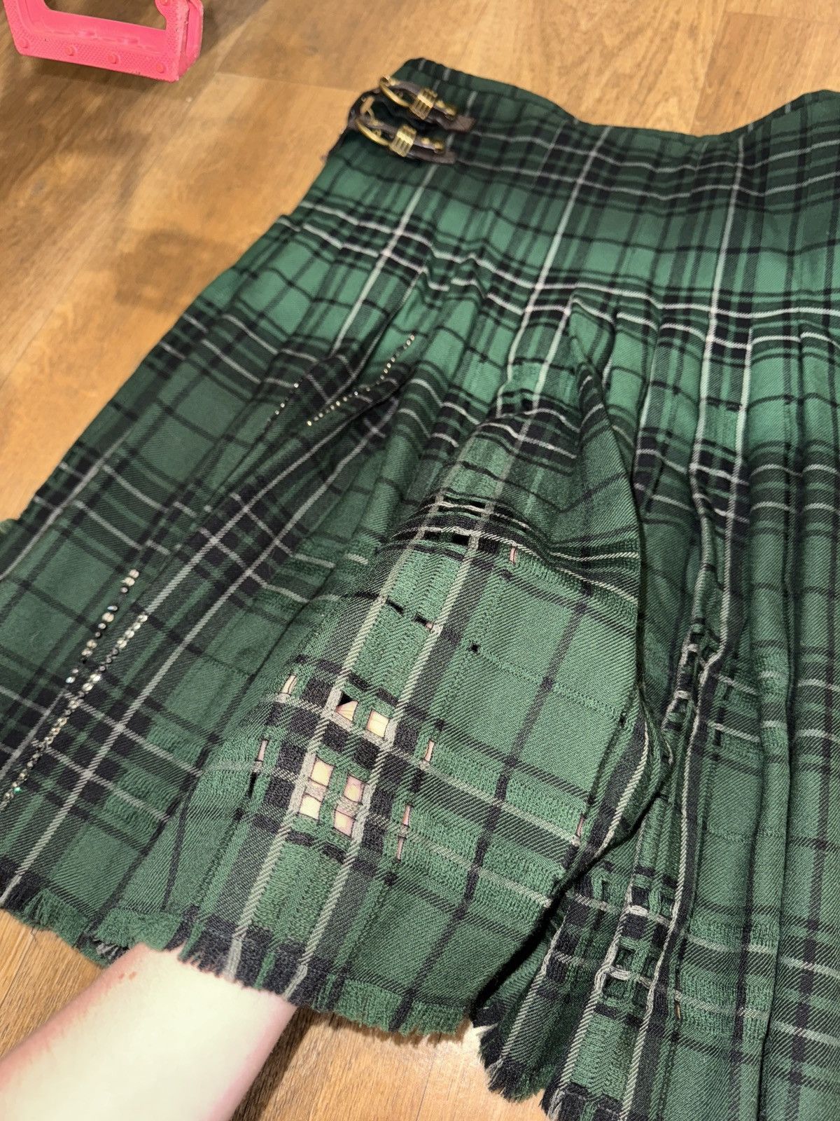 Bottega Veneta BOTTEGA VENETA CHECKERED SCOTTISH SKIRT Size 28" / US 6 / IT 42 - 6 Thumbnail
