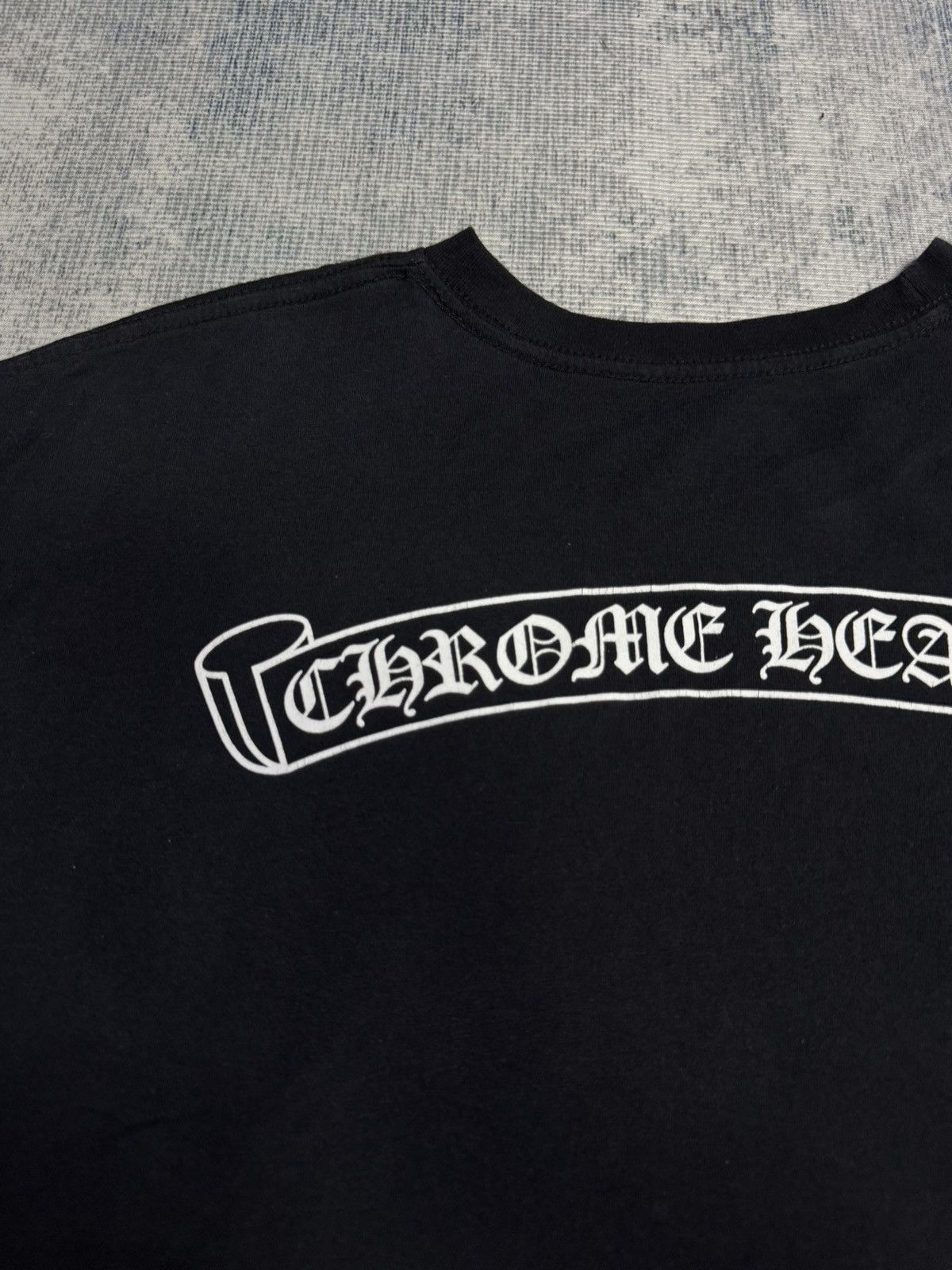 Chrome Hearts Chrome Hearts - Scroll Tee Size US L / EU 52-54 / 3 - 6 Thumbnail