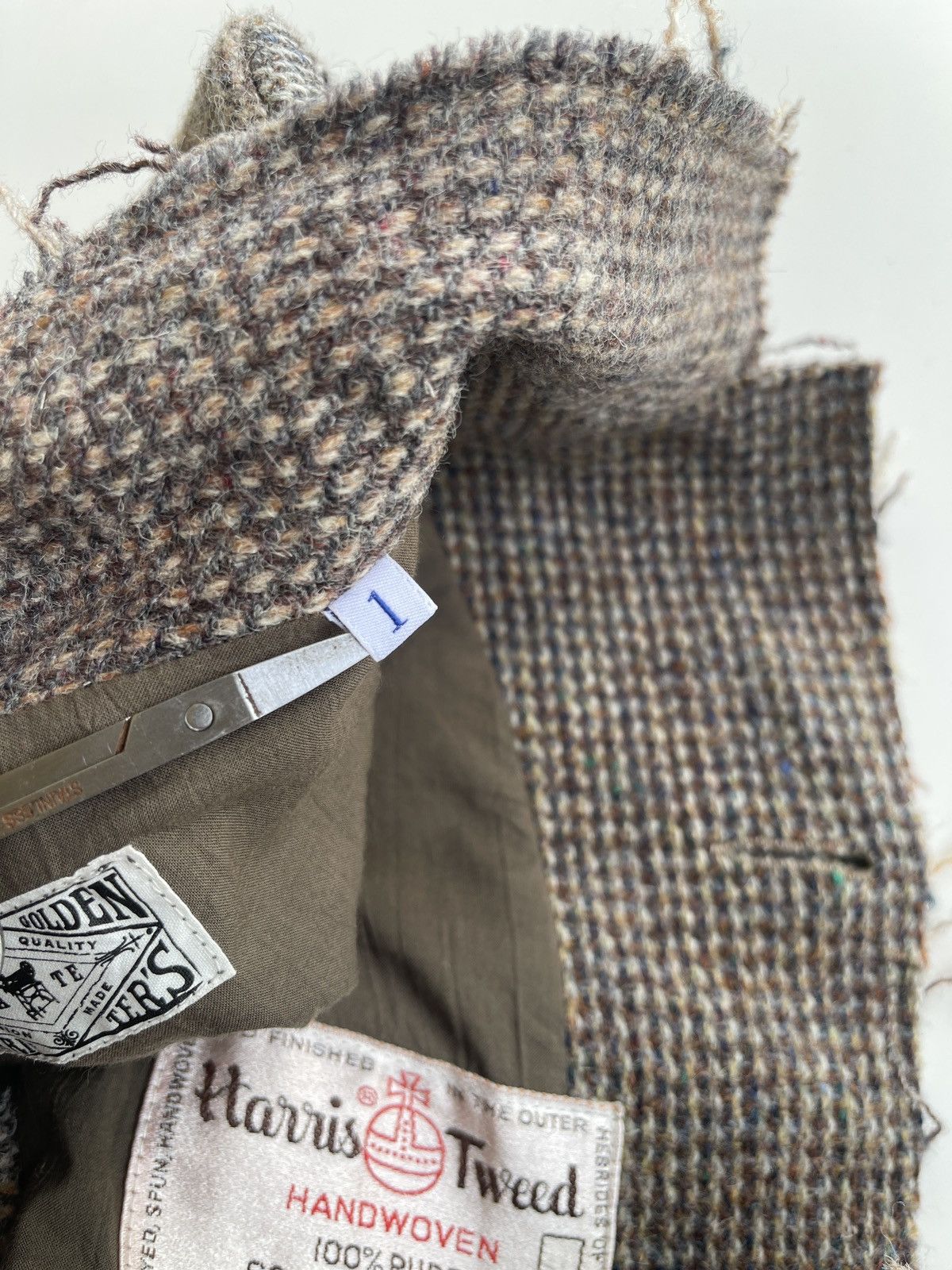 Harris Tweed 80s The Golden Gate Thrifters X HarrisTweed Patchwork Size US S / EU 44-46 / 1 - 23 Thumbnail