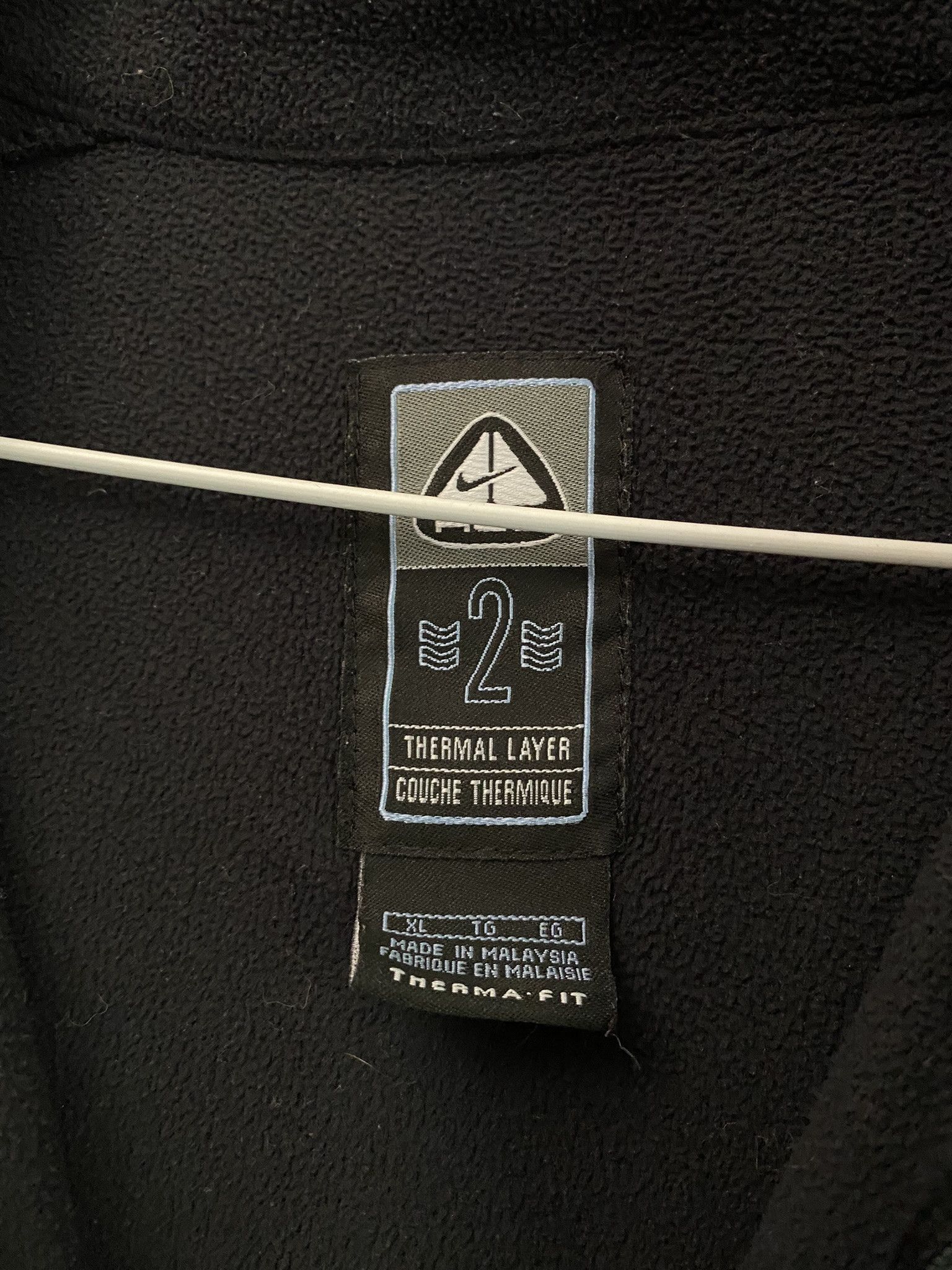 Nike × Nike ACG × Vintage Fleece Nike ACG Vintage Black Size US XL / EU 56 / 4 - 2 Thumbnail