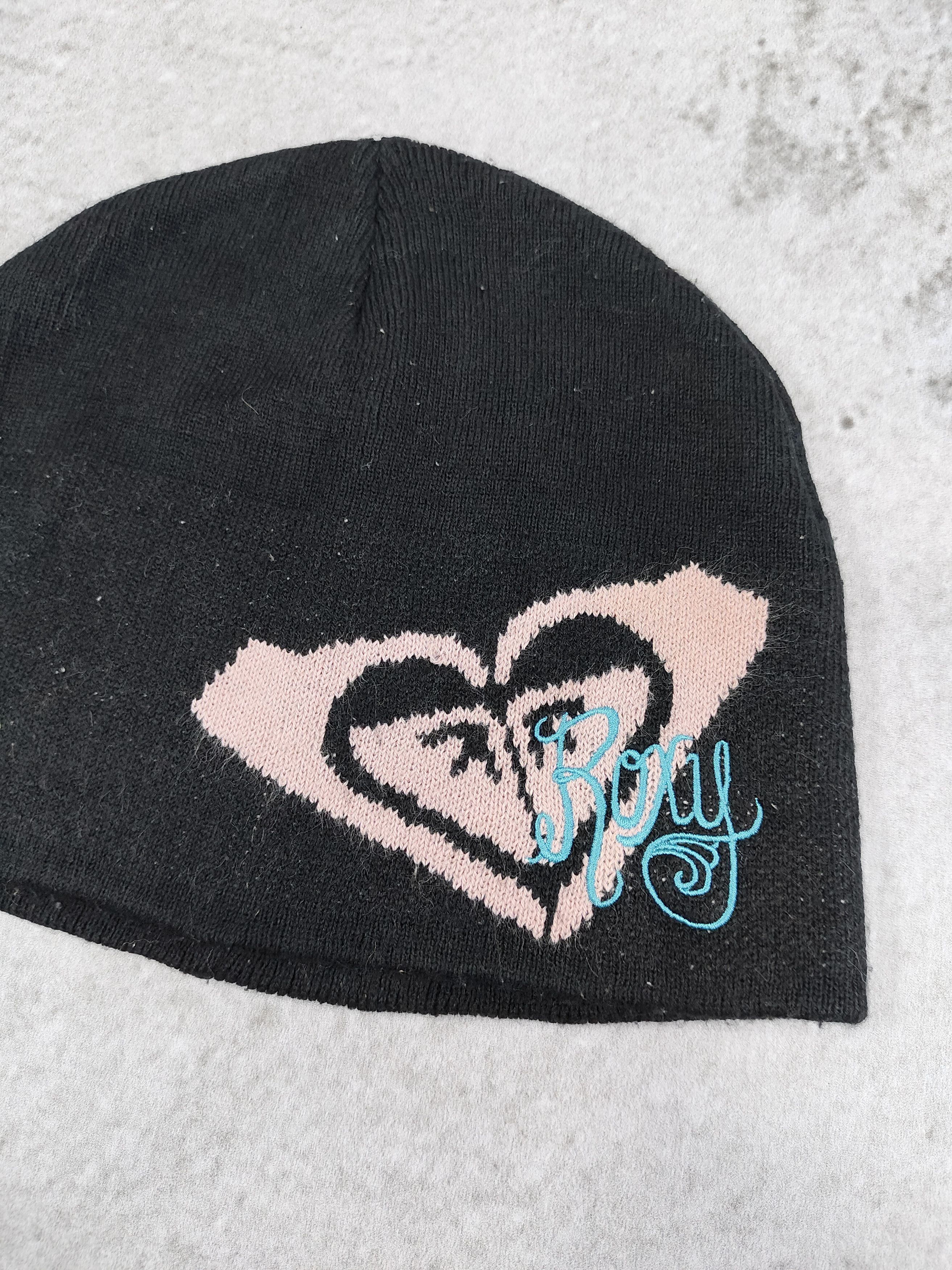 Quiksilver 2000s Roxy- Feminine Surf Skate Y2K Aesthetic Beanie Hat Size ONE SIZE - 4 Thumbnail