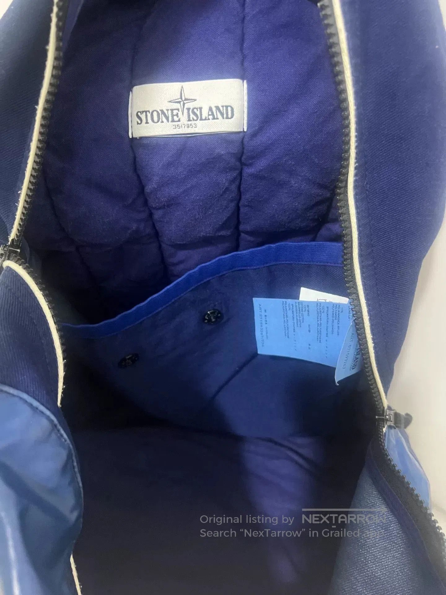 Stone Island Stoneland Stone Island Indigo Backpack. Size ONE SIZE - 6 Thumbnail