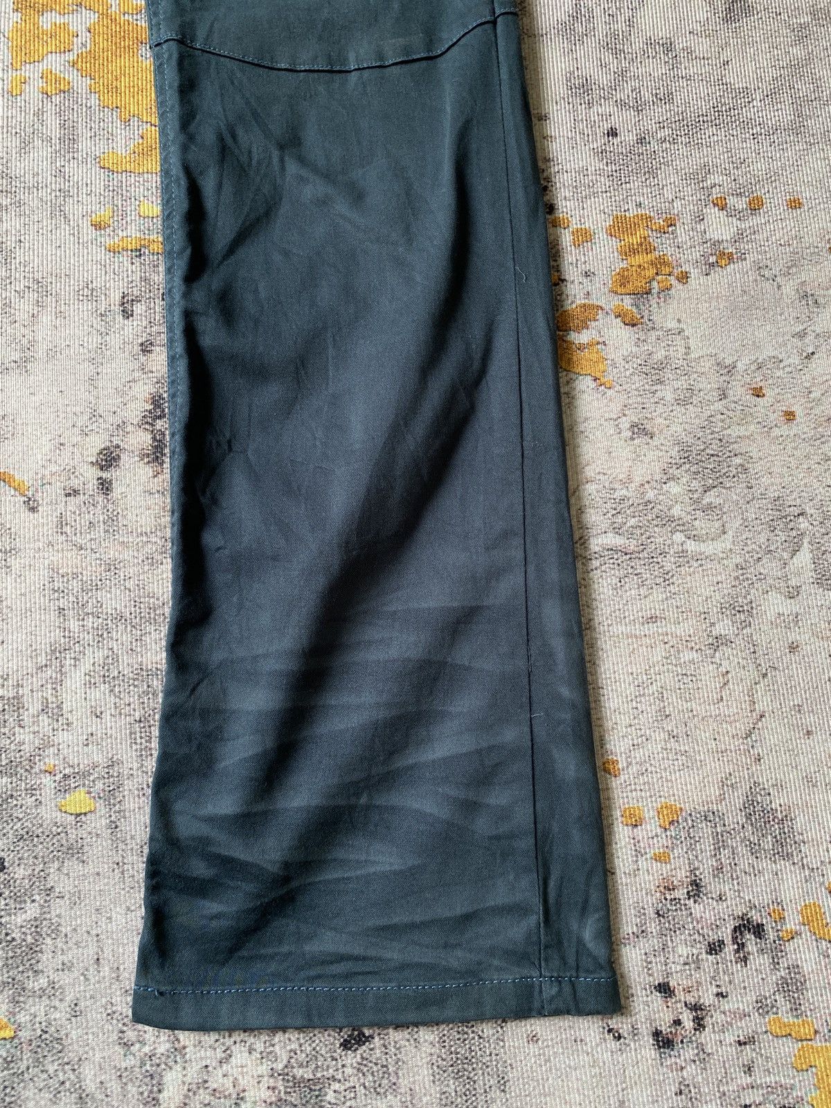 In The Attic In the Attic Claw Marks Design Dark Green Slim Flare Pant Size US 34 / EU 50 - 5 Thumbnail