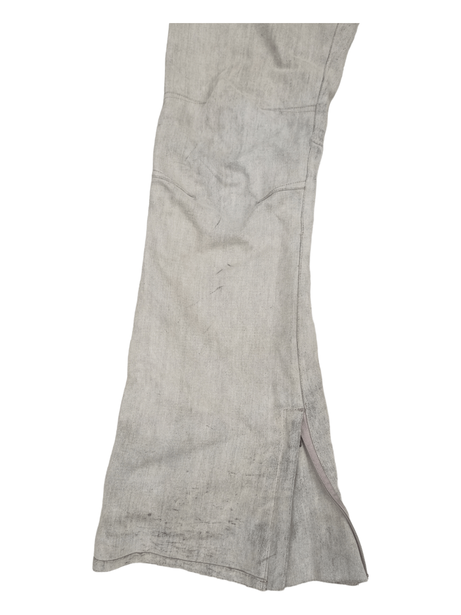 Japanese Brand L1 Premium Outerwear Mud Wash Zipper Leg Flared Pants Size US 32 / EU 48 - 14 Thumbnail