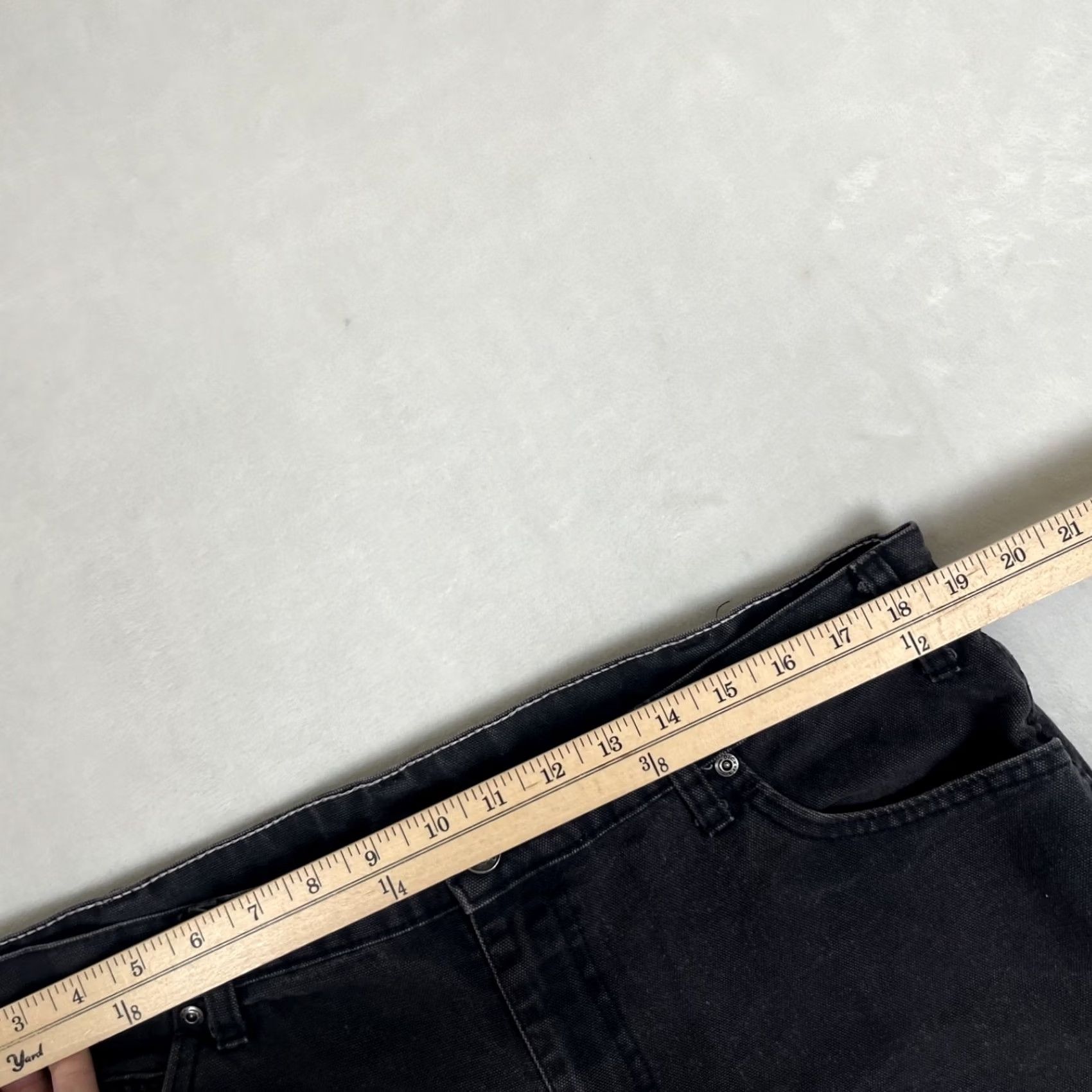 Dickies Dickies Carpenter Pants Mens 38x32 Black Y2K Workwear Utility Sun Faded Size US 38 / EU 54 - 5 Thumbnail